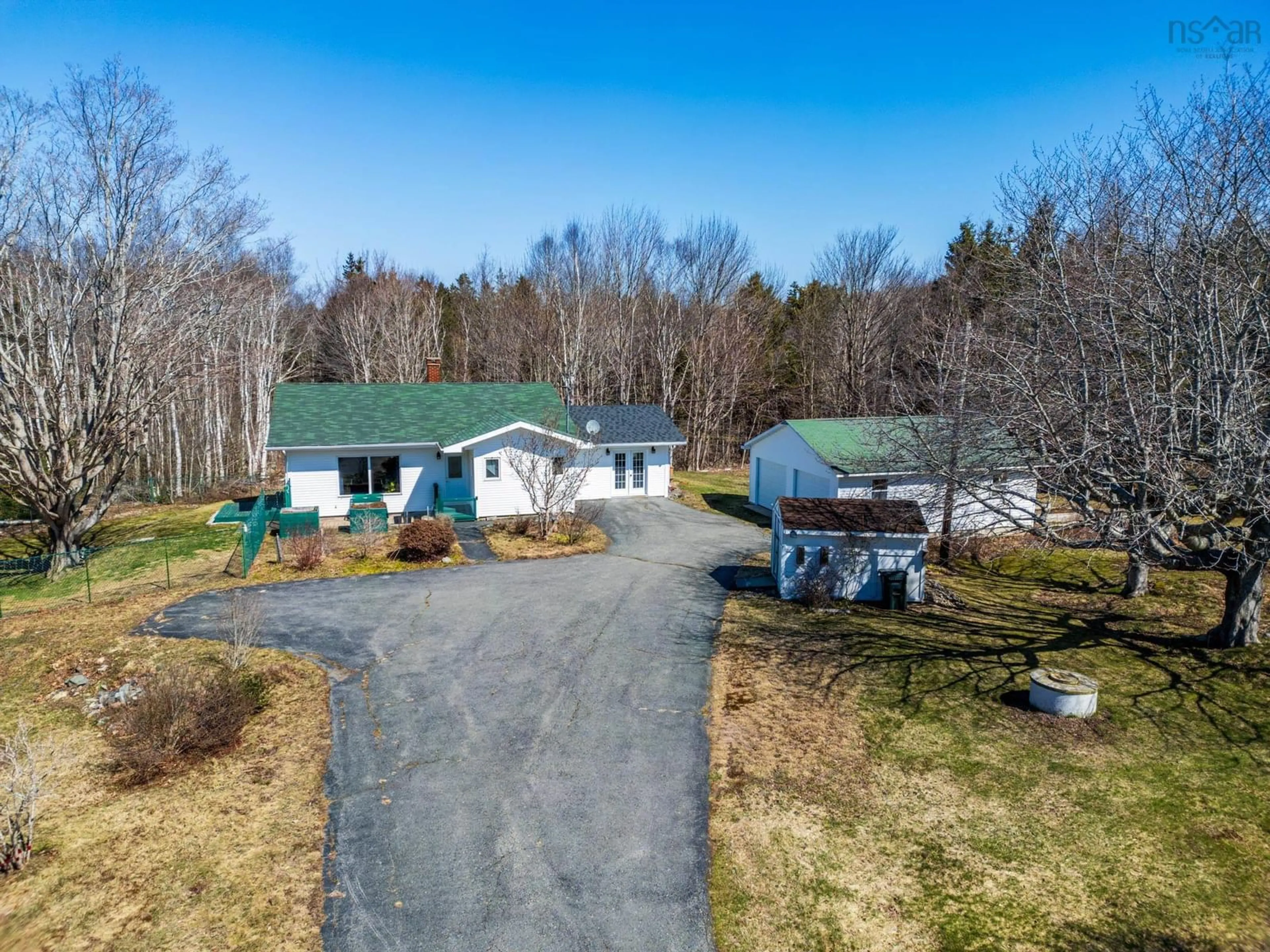 A pic from outside/outdoor area/front of a property/back of a property/a pic from drone, street for 89 Weymouth Falls Rd, Weymouth Nova Scotia B0W 3T0