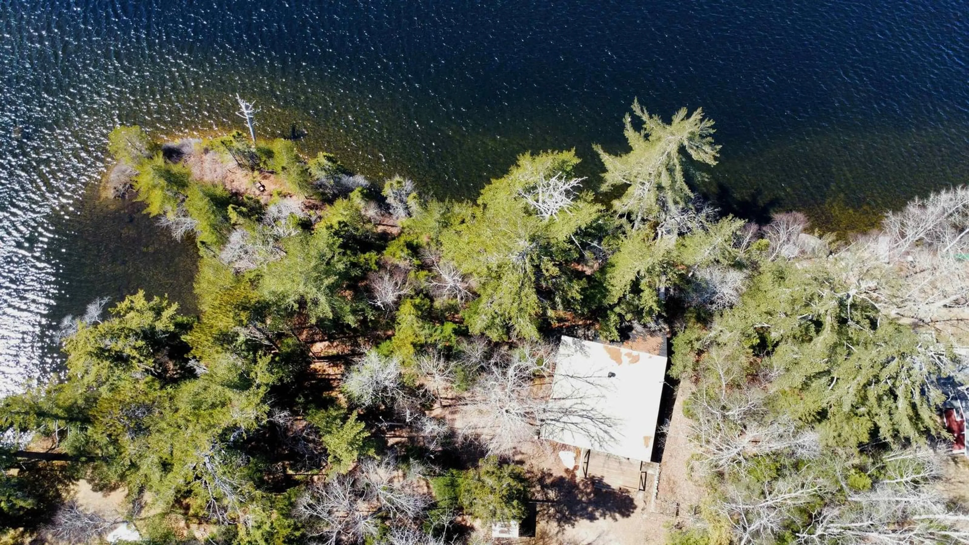 A pic from outside/outdoor area/front of a property/back of a property/a pic from drone, water/lake/river/ocean view for 4623 Highway 10 #Lot, New Albany Nova Scotia B0S 1P0