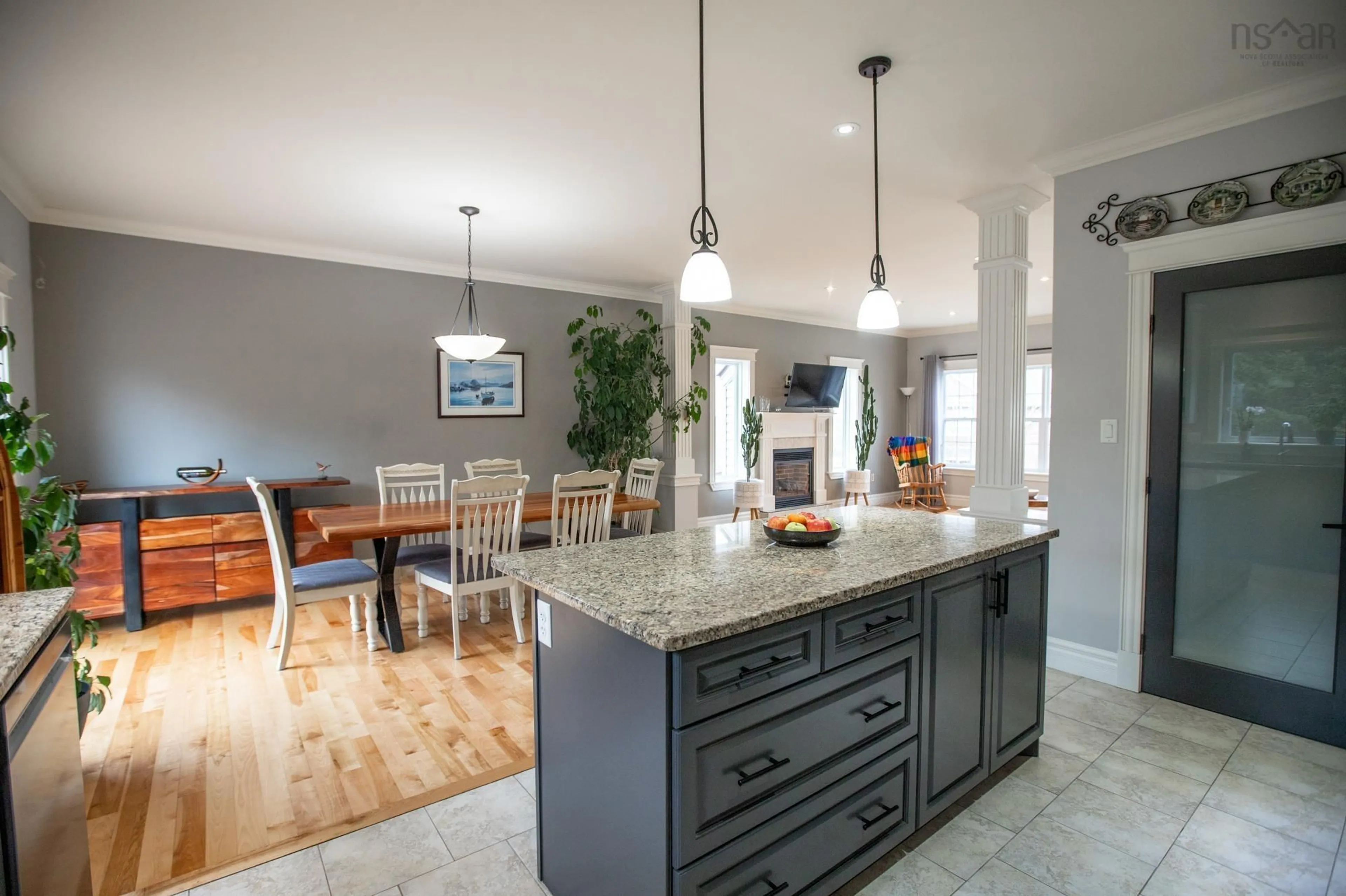 Open concept kitchen, ceramic/tile floor for 52 Cherrywood Dr, Dartmouth Nova Scotia B2V 0A8