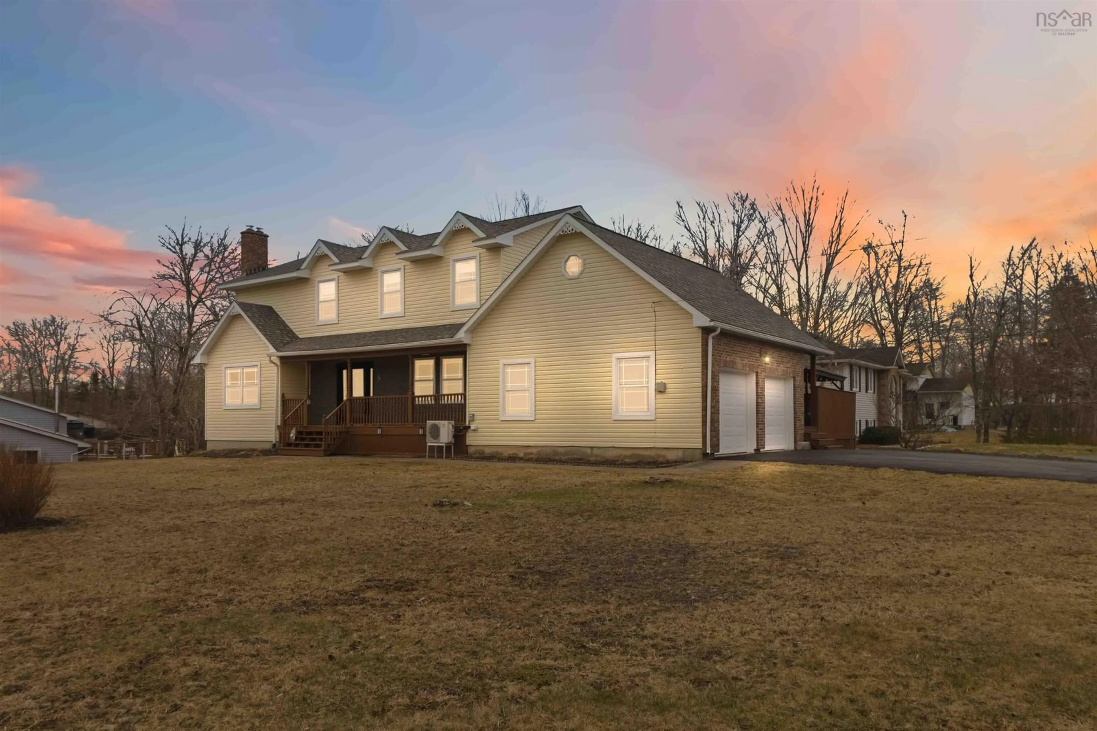 A pic from outside/outdoor area/front of a property/back of a property/a pic from drone, street for 9 Dyllys Dr, Middle Sackville Nova Scotia B4E 3B8