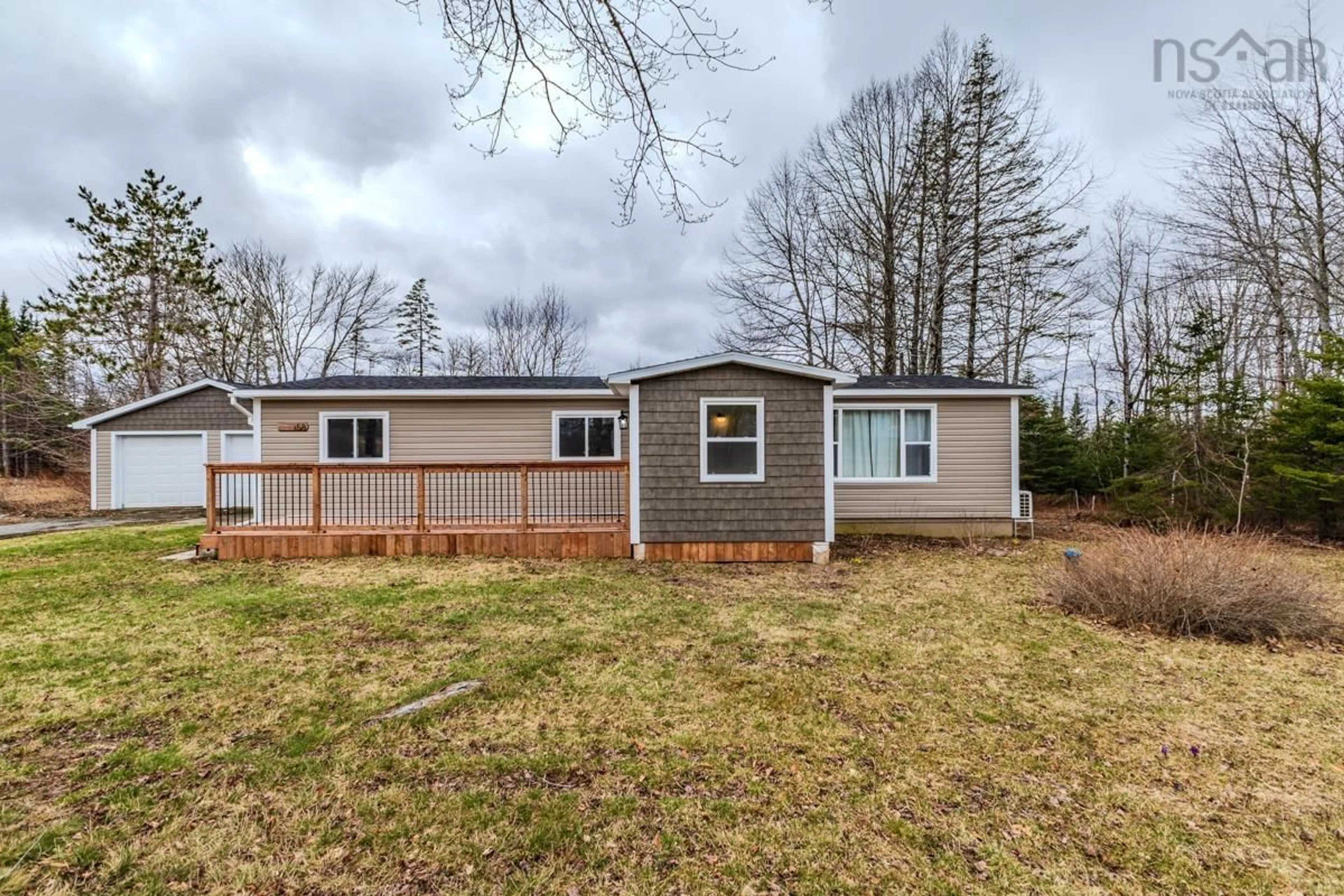 Home with vinyl exterior material, street for 58 Douglas Rd, Rawdon Nova Scotia B0N 2N0