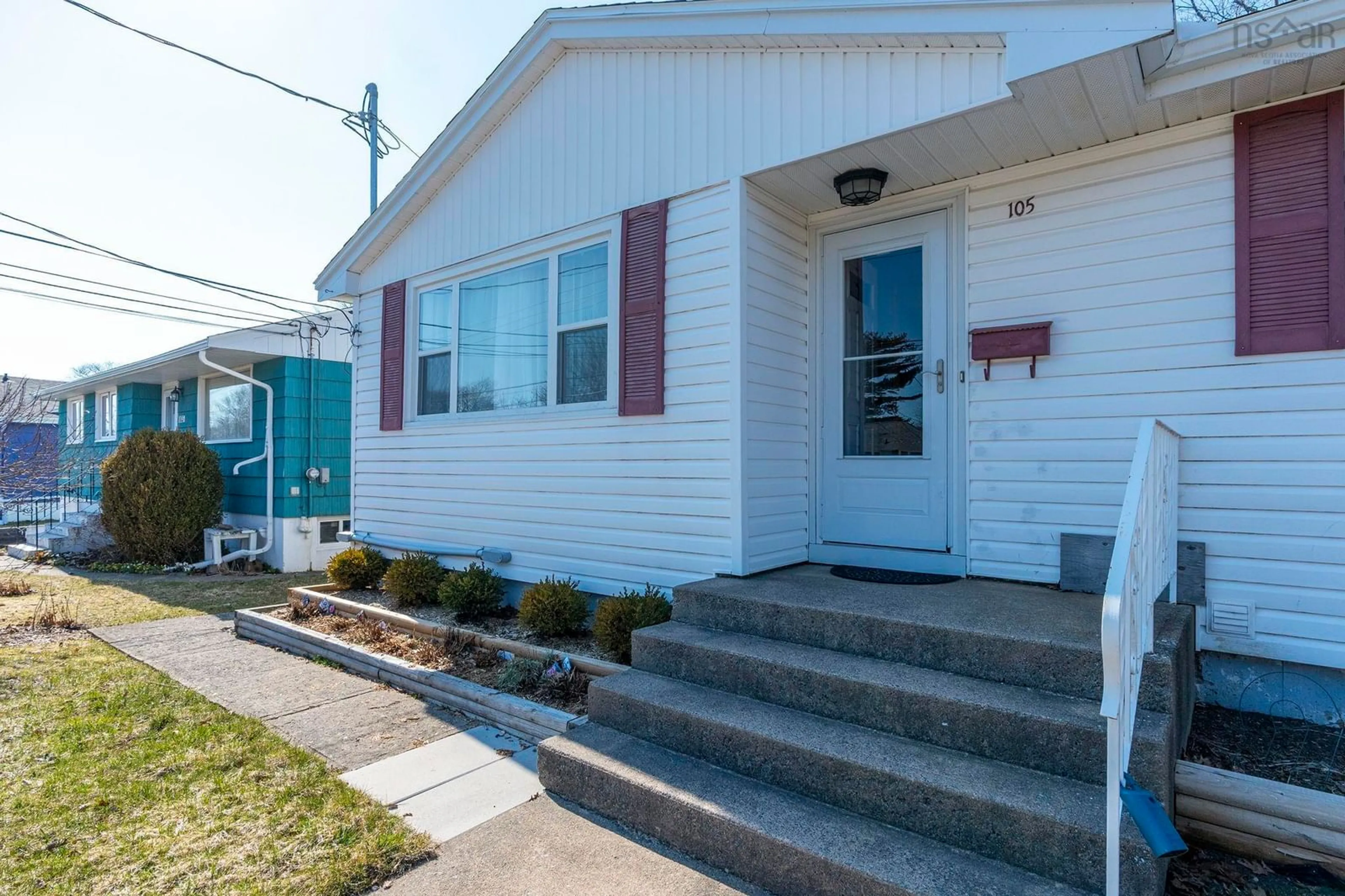 Home with vinyl exterior material, street for 105 Chappell St, Dartmouth Nova Scotia B3A 3P9