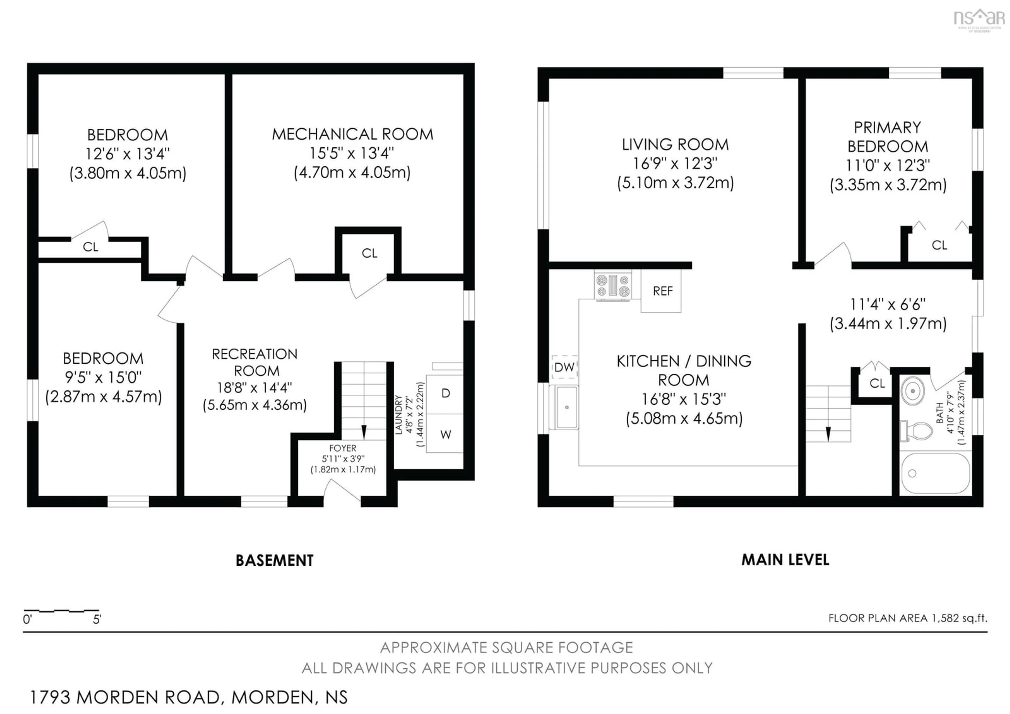 Floor plan for 1793 Morden Rd, Morden Nova Scotia B0P 1C0