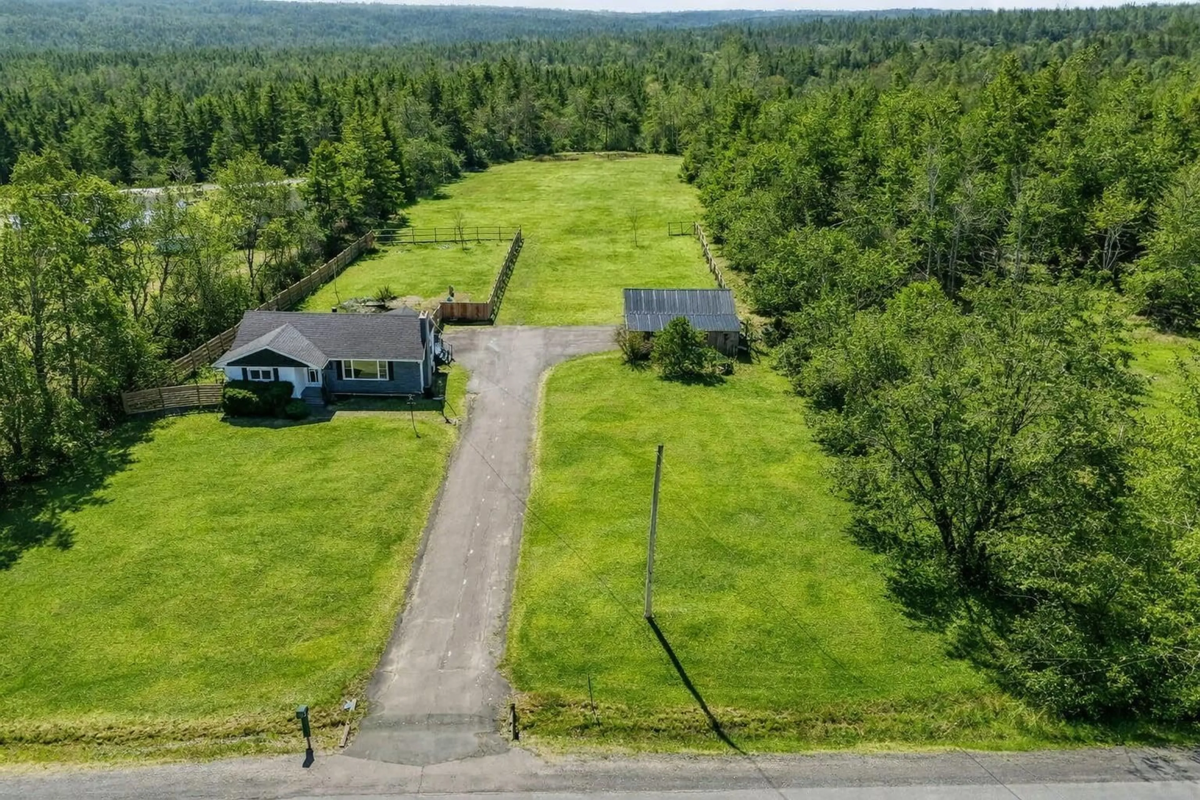 A pic from outside/outdoor area/front of a property/back of a property/a pic from drone, unknown for 532 Harmony Ridge Rd, Harmony Nova Scotia B6L 3P3