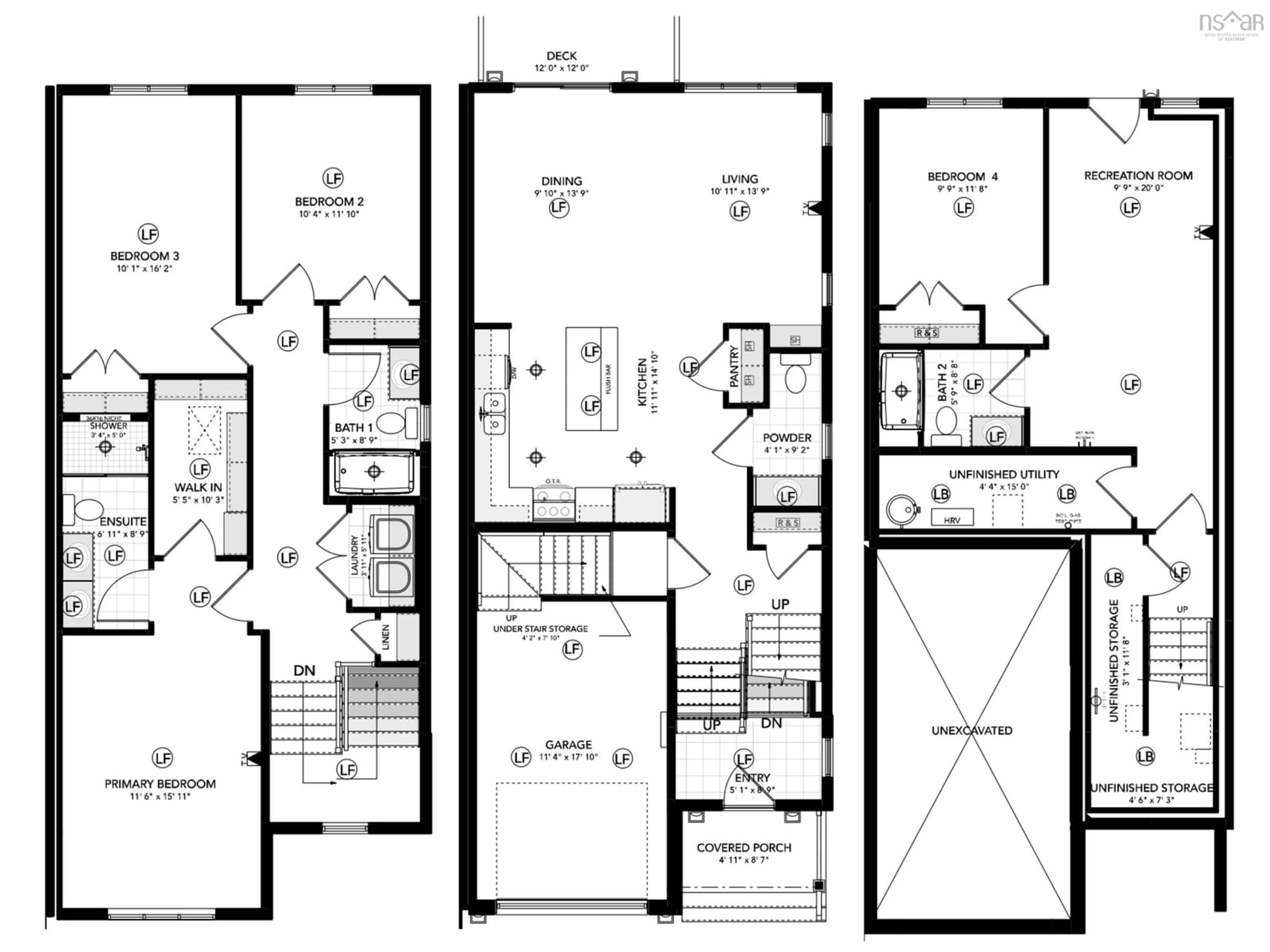 Floor plan for 72 Simona Dr #SMD010A, Dartmouth Nova Scotia B2X 0C9