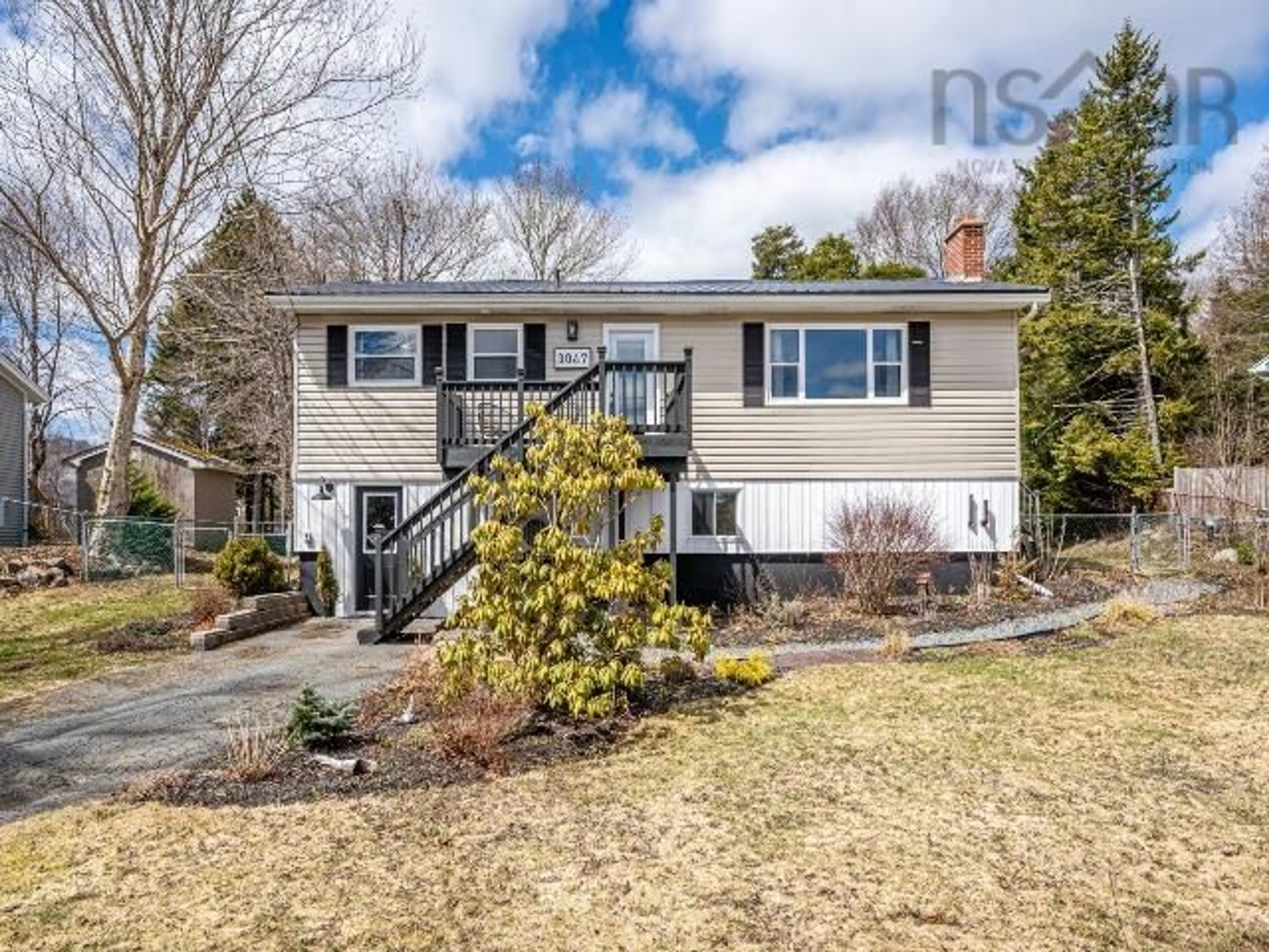 Home with vinyl exterior material, street for 3047 Highway 7, Lake Echo Nova Scotia B3E 1A8