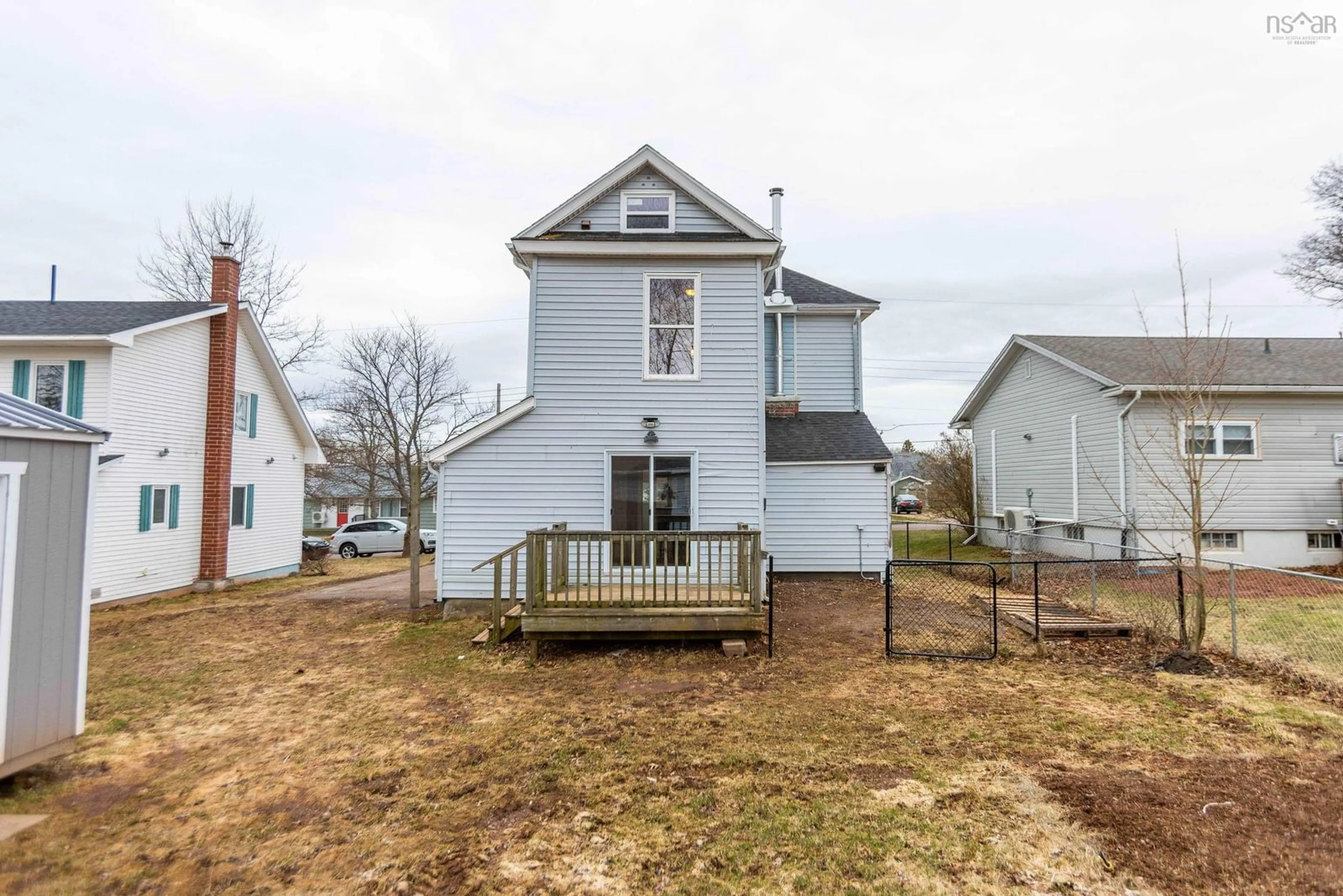 A pic from outside/outdoor area/front of a property/back of a property/a pic from drone, street for 14 Allison Ave, Amherst Nova Scotia B4H 3V4