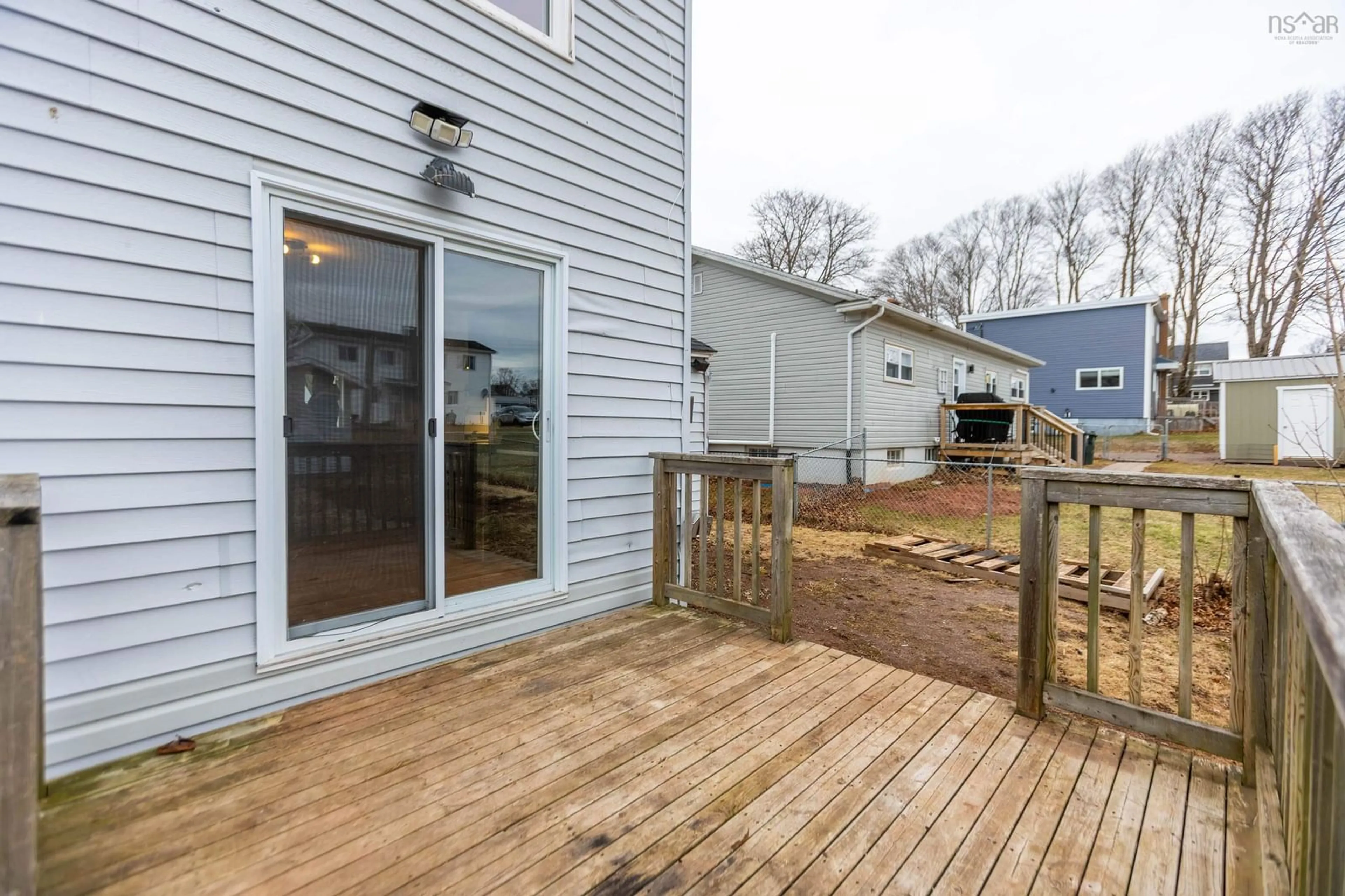 Patio, water/lake/river/ocean view for 14 Allison Ave, Amherst Nova Scotia B4H 3V4