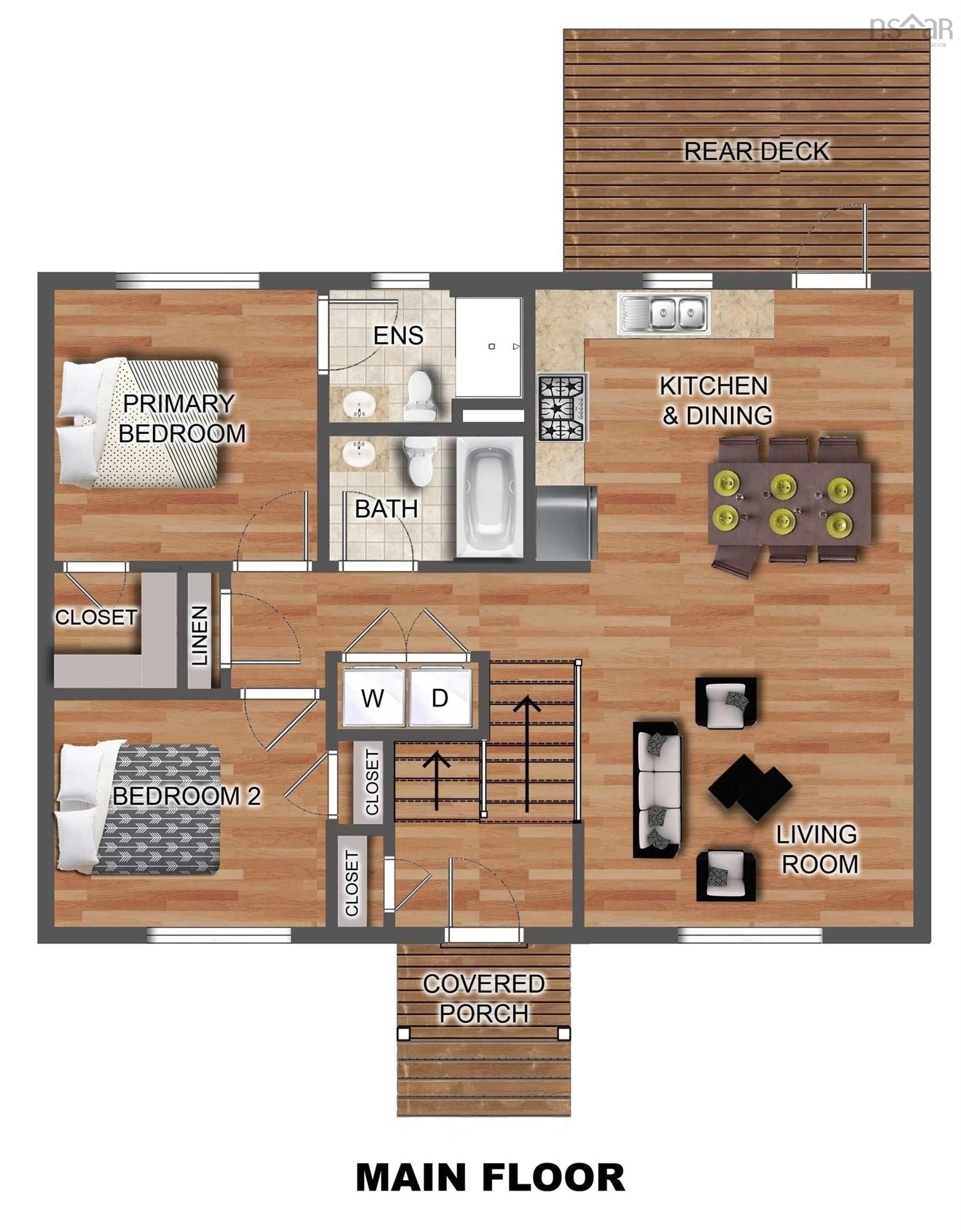 Floor plan for 120 Deeridge Rd, Black Point Nova Scotia B0J 1B0