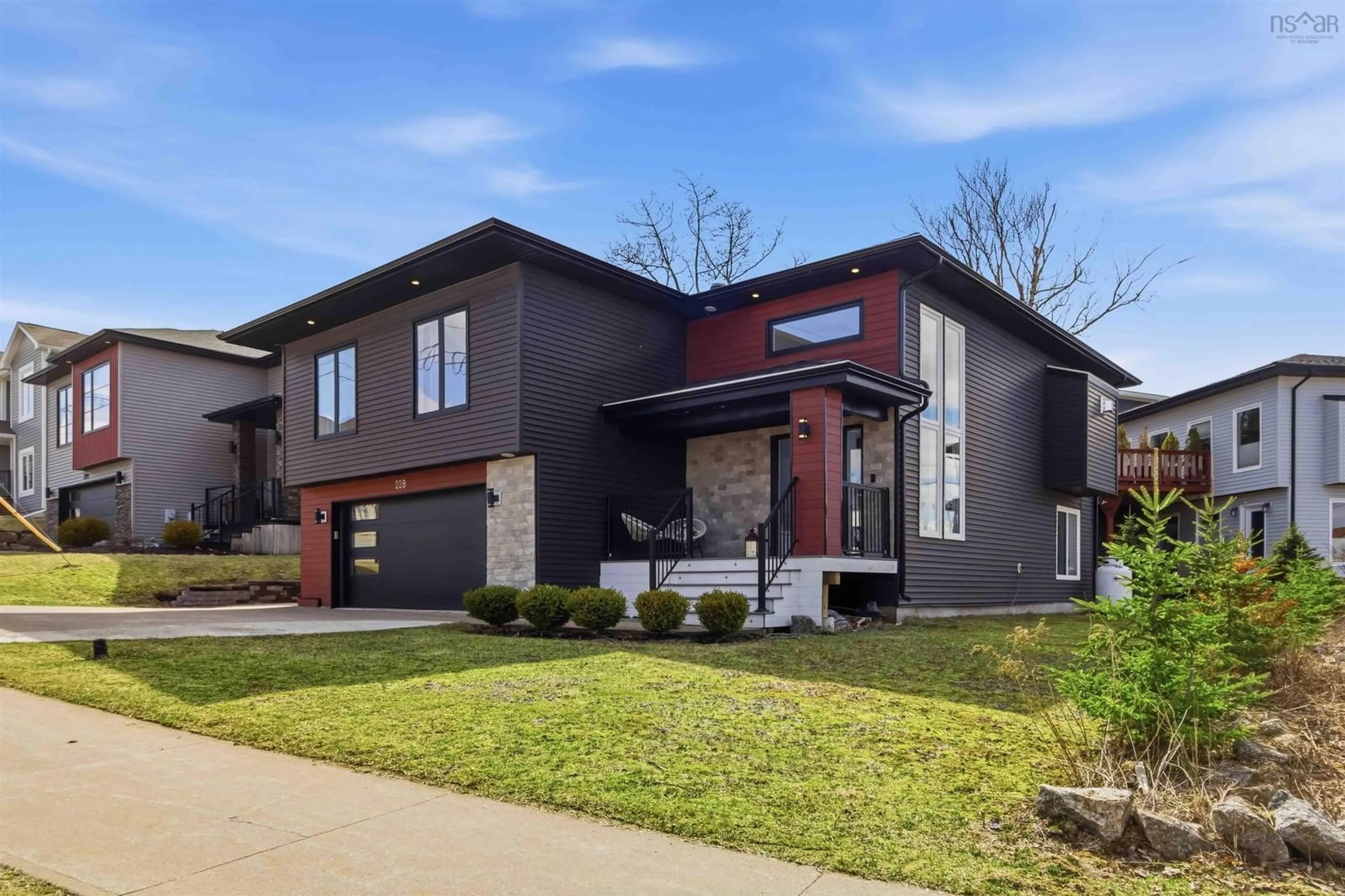 Home with brick exterior material, street for 228 Maple Grove Ave, Timberlea Nova Scotia B3T 0C4