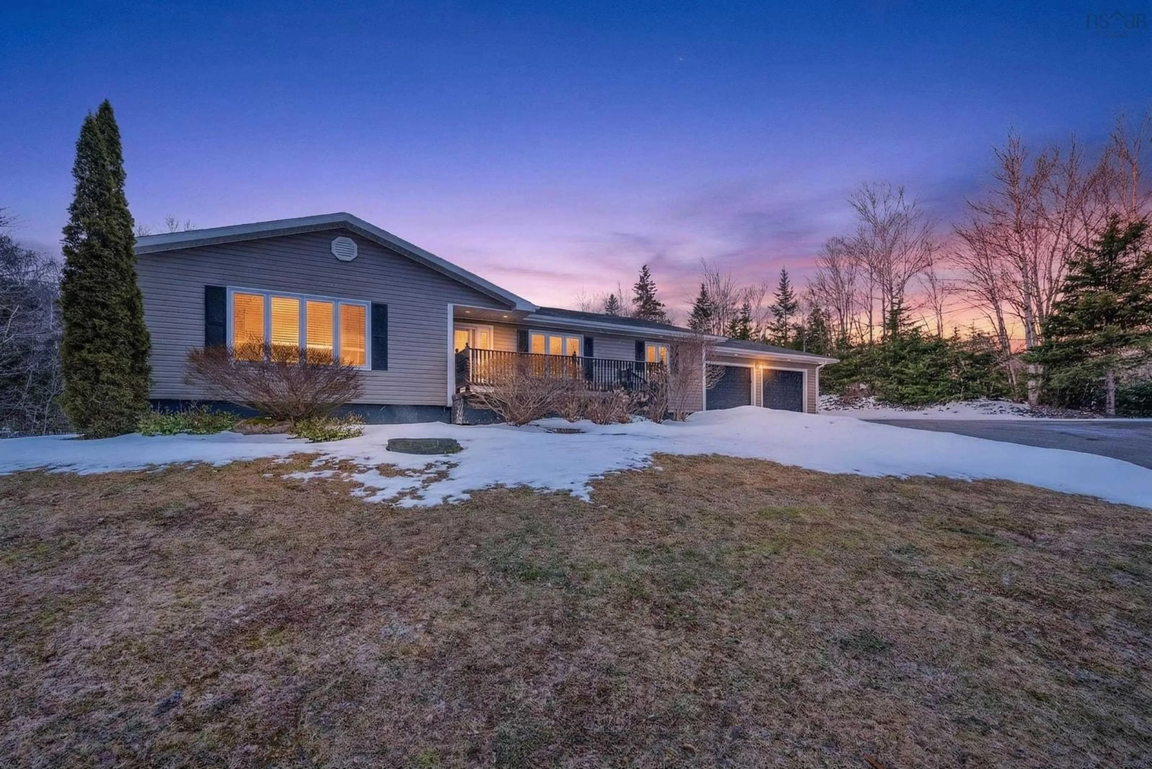 A pic from outside/outdoor area/front of a property/back of a property/a pic from drone, mountain view for 4155 East Bay Hwy, East Bay Nova Scotia B1J 1M9