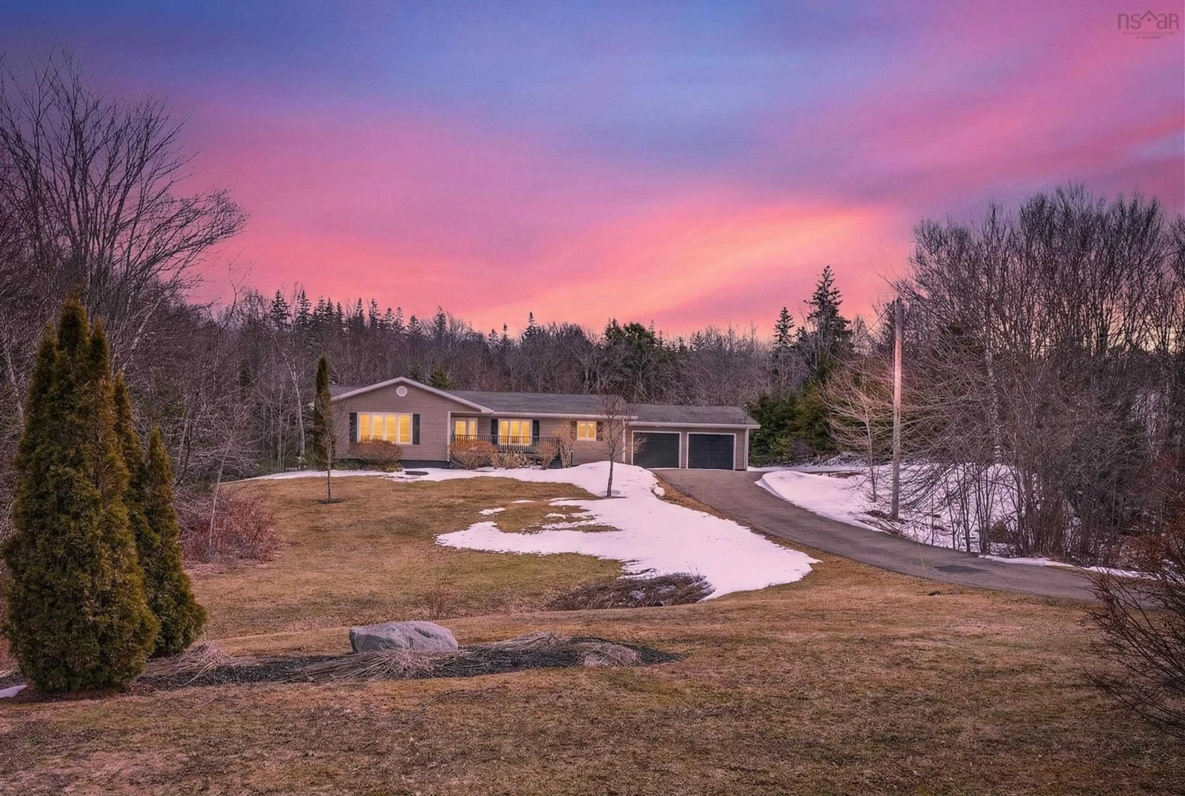 A pic from outside/outdoor area/front of a property/back of a property/a pic from drone, mountain view for 4155 East Bay Hwy, East Bay Nova Scotia B1J 1M9