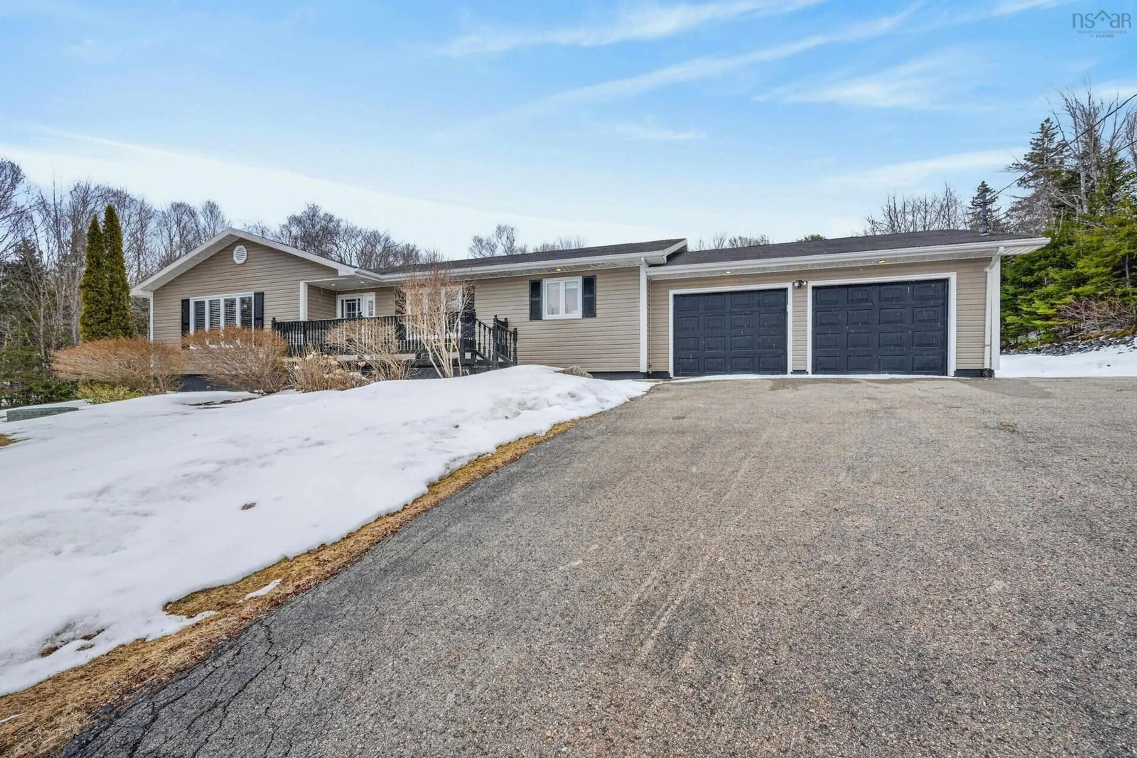 A pic from outside/outdoor area/front of a property/back of a property/a pic from drone, street for 4155 East Bay Hwy, East Bay Nova Scotia B1J 1M9