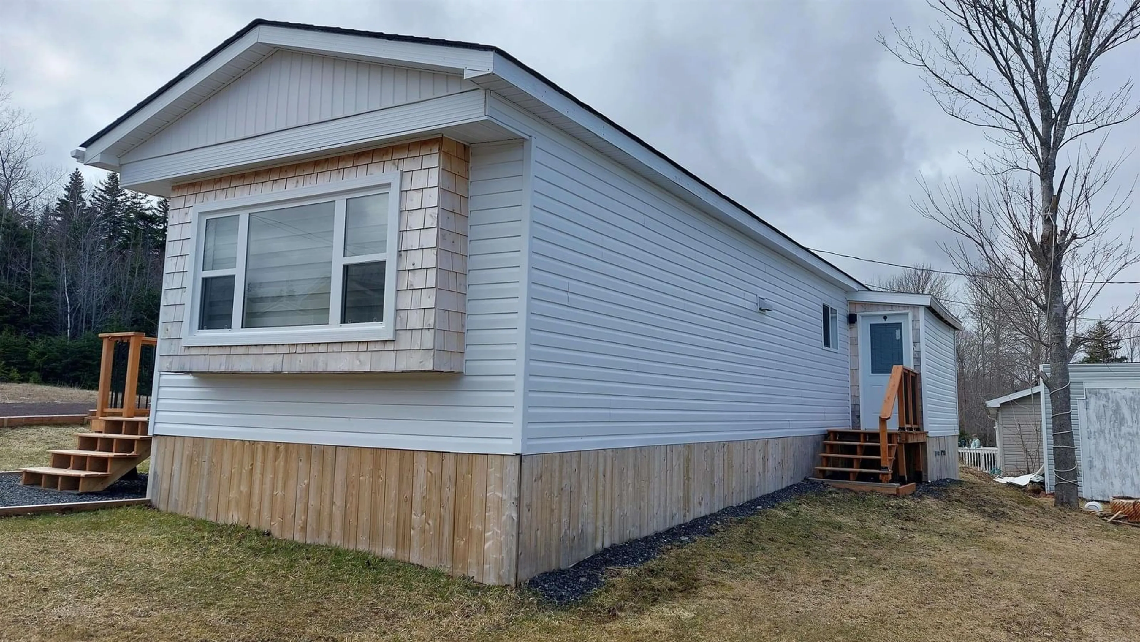 Home with vinyl exterior material, building for Sheridan Drive, Mulgrave Nova Scotia B0E 2G0