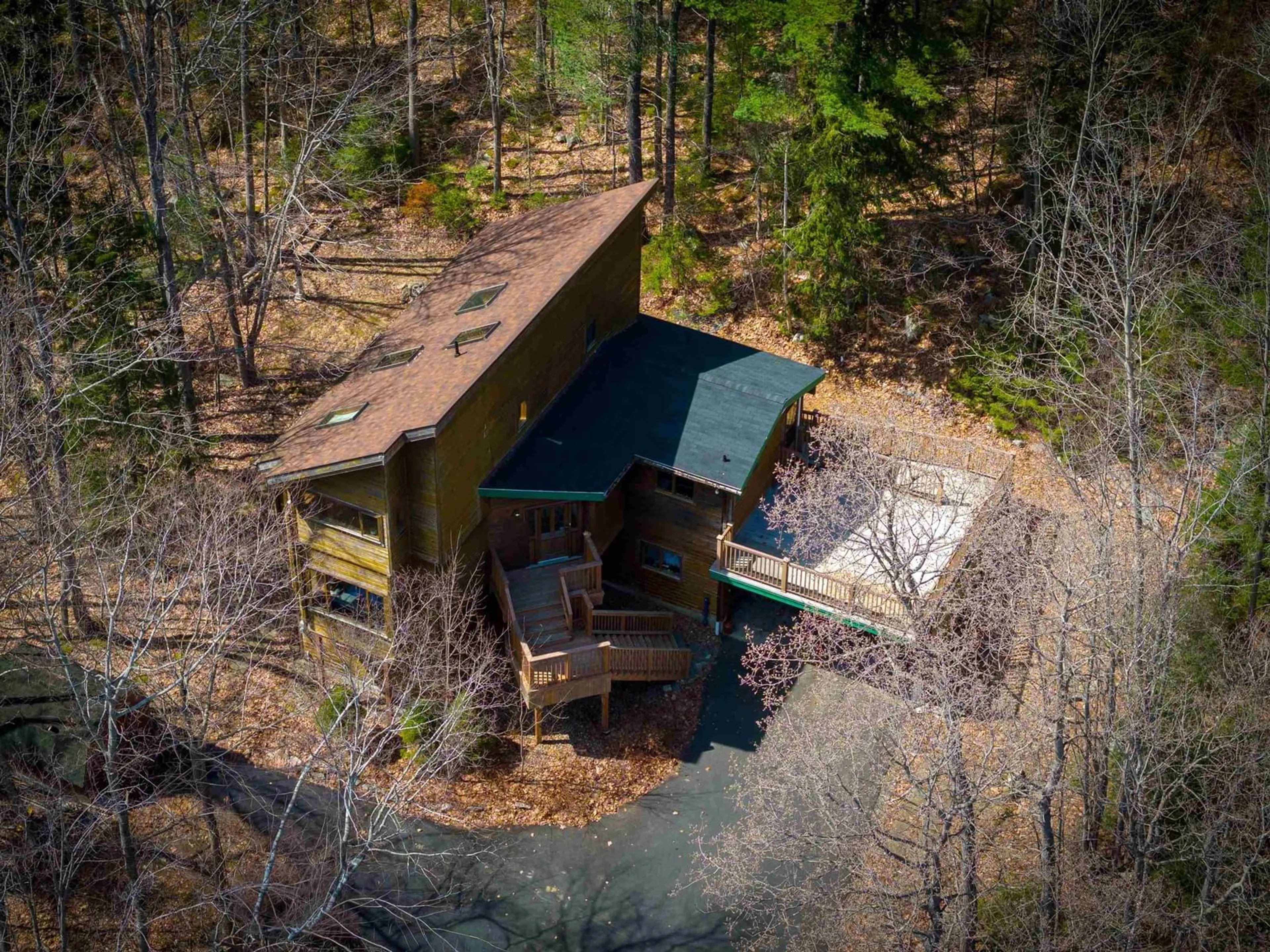 A pic from outside/outdoor area/front of a property/back of a property/a pic from drone, forest/trees view for 384 Lockview Rd, Fall River Nova Scotia B2T 1J1