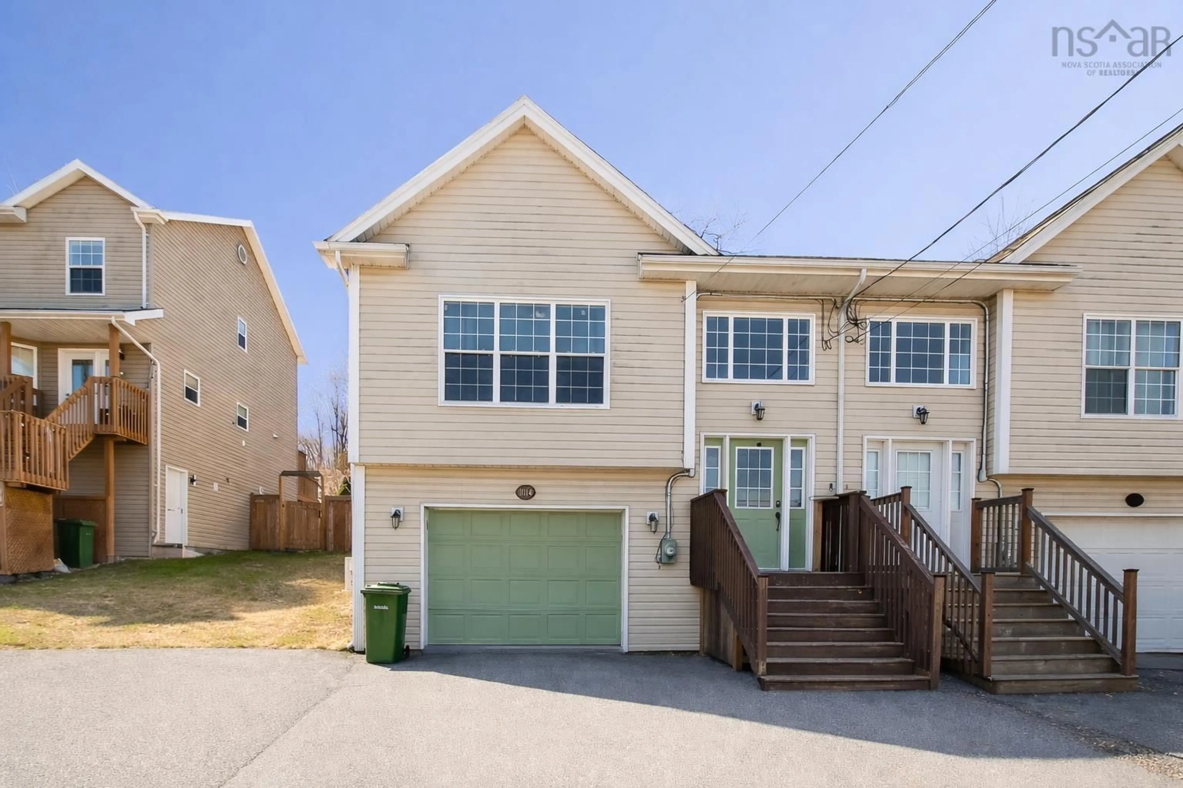 Home with vinyl exterior material, street for 1014 Sackville Dr, Middle Sackville Nova Scotia B4E 1S4