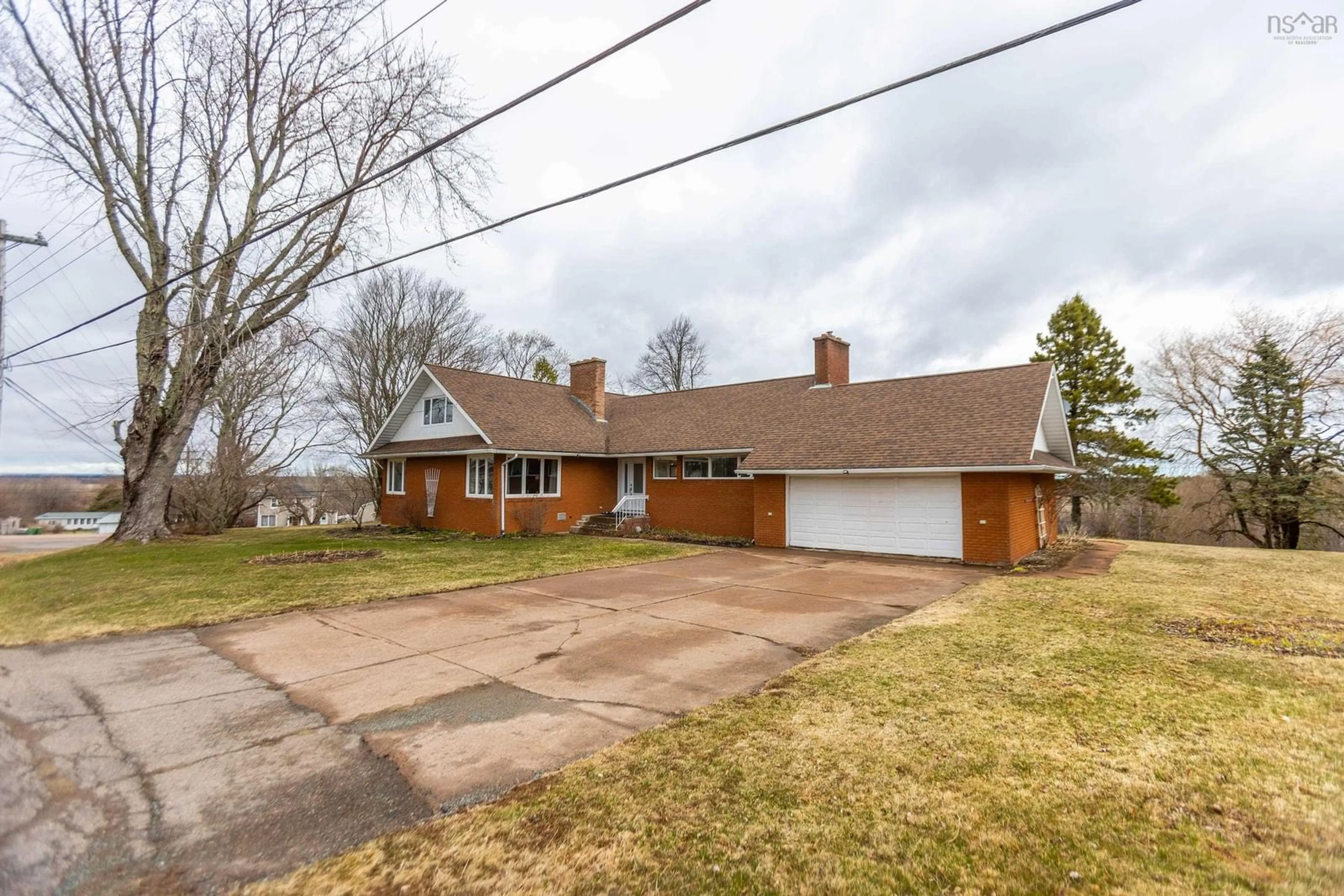 A pic from outside/outdoor area/front of a property/back of a property/a pic from drone, street for 19 Biggs Dr, East Amherst Nova Scotia B4H 3Y2