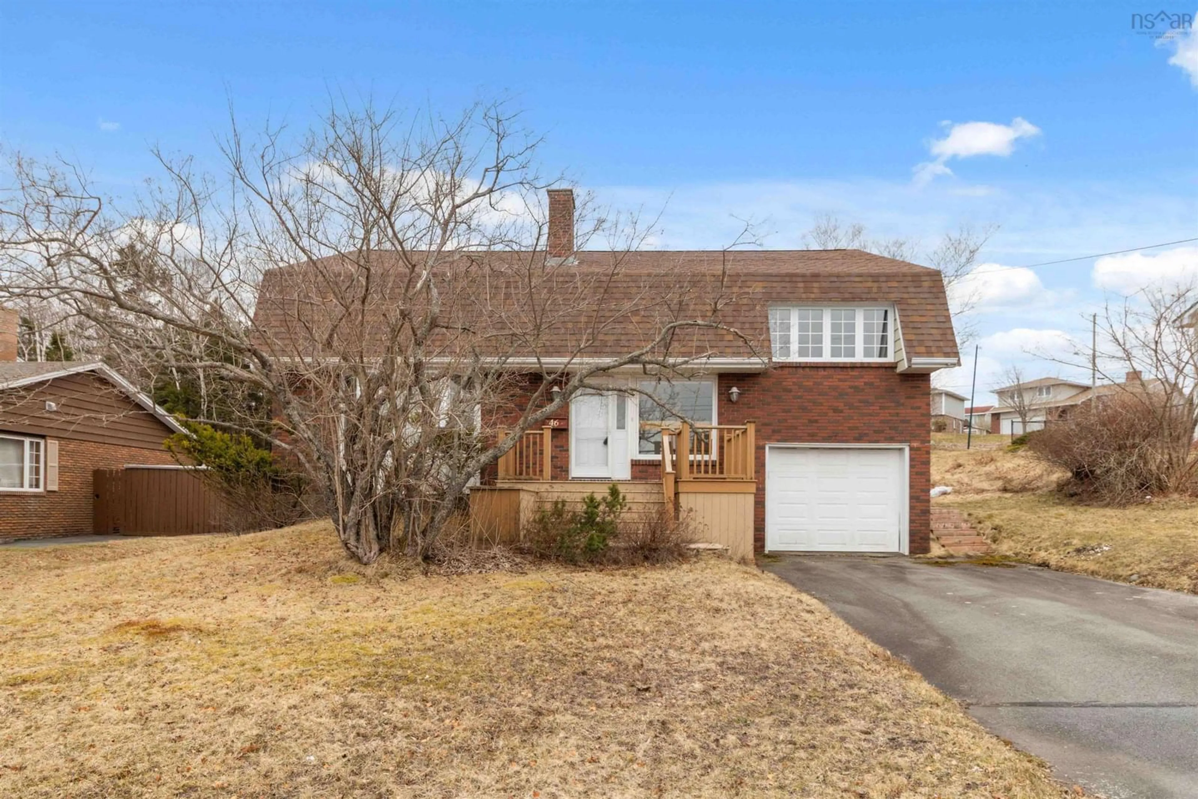 Home with brick exterior material, street for 46 Delta Dr, Cole Harbour Nova Scotia B2V 1S9