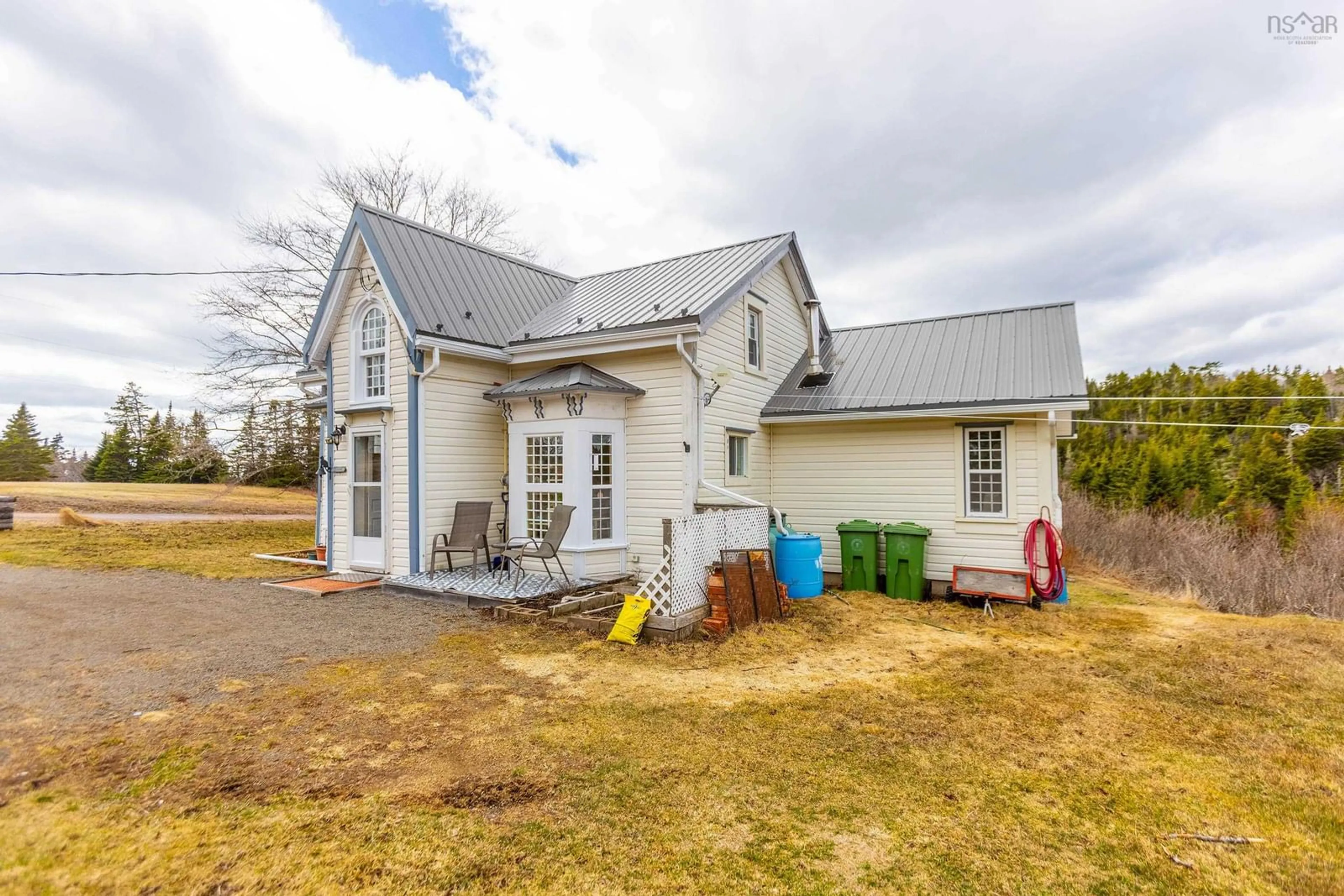A pic from outside/outdoor area/front of a property/back of a property/a pic from drone, building for 34 Ratchford Rd, Port Greville Nova Scotia B0M 1S0