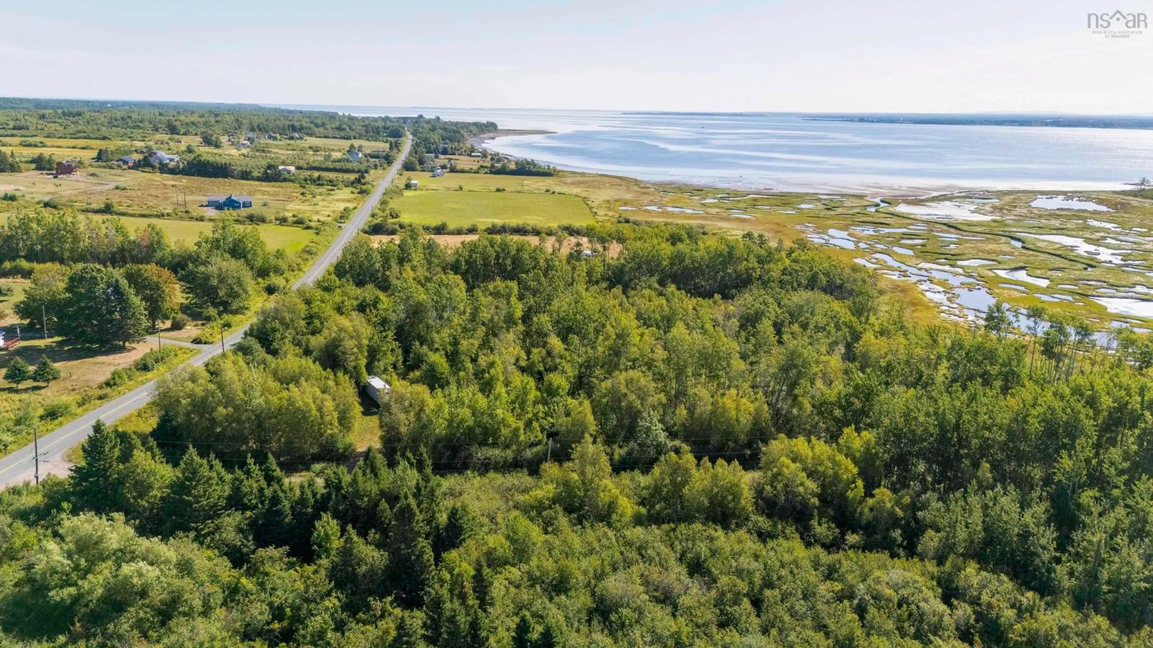 A pic from outside/outdoor area/front of a property/back of a property/a pic from drone, water/lake/river/ocean view for 392 Island Rd, Malagash Nova Scotia B0K 1E0