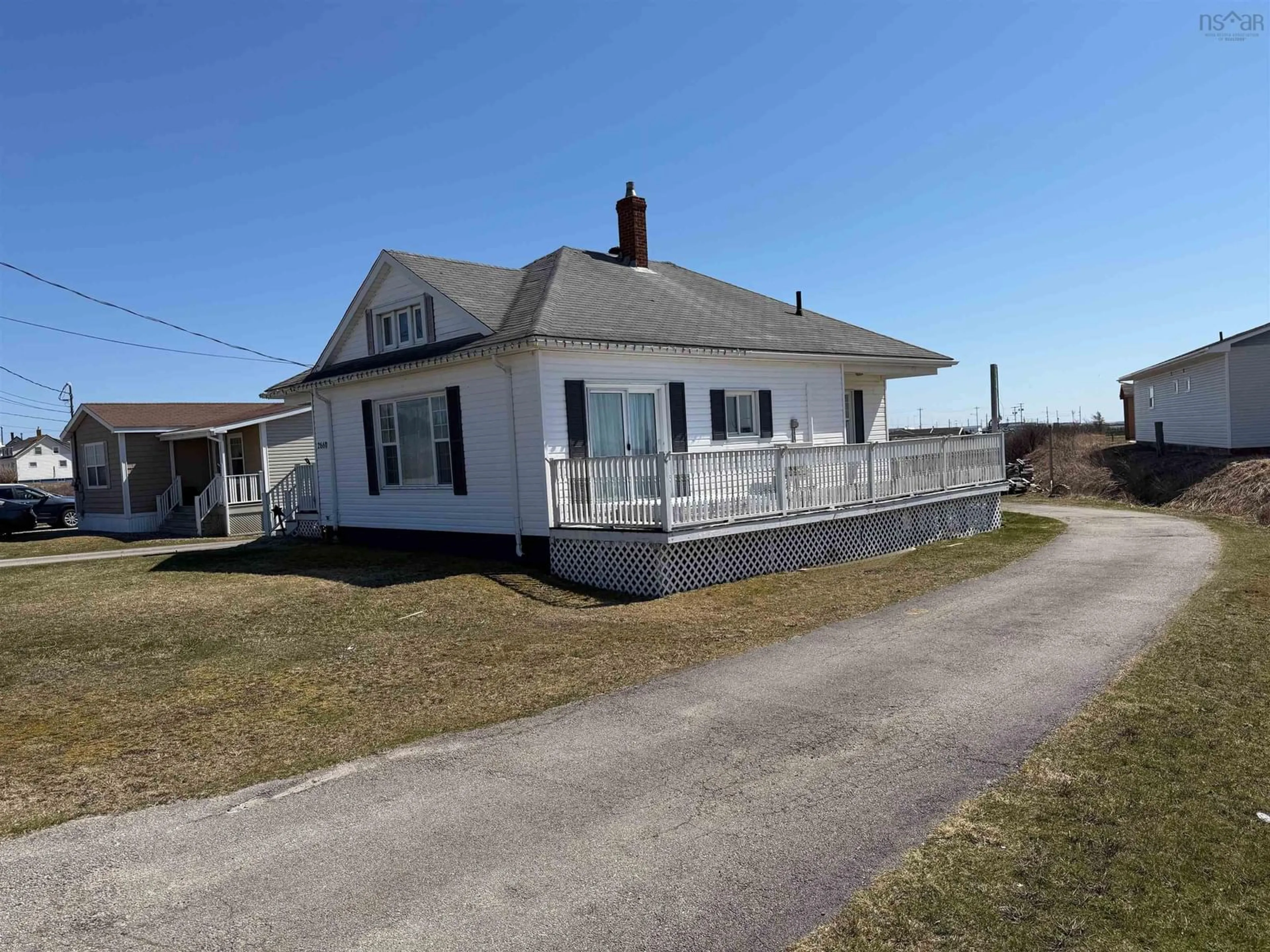 A pic from outside/outdoor area/front of a property/back of a property/a pic from drone, unknown for 2660 Main St, Clark's Harbour Nova Scotia B0W 1P0