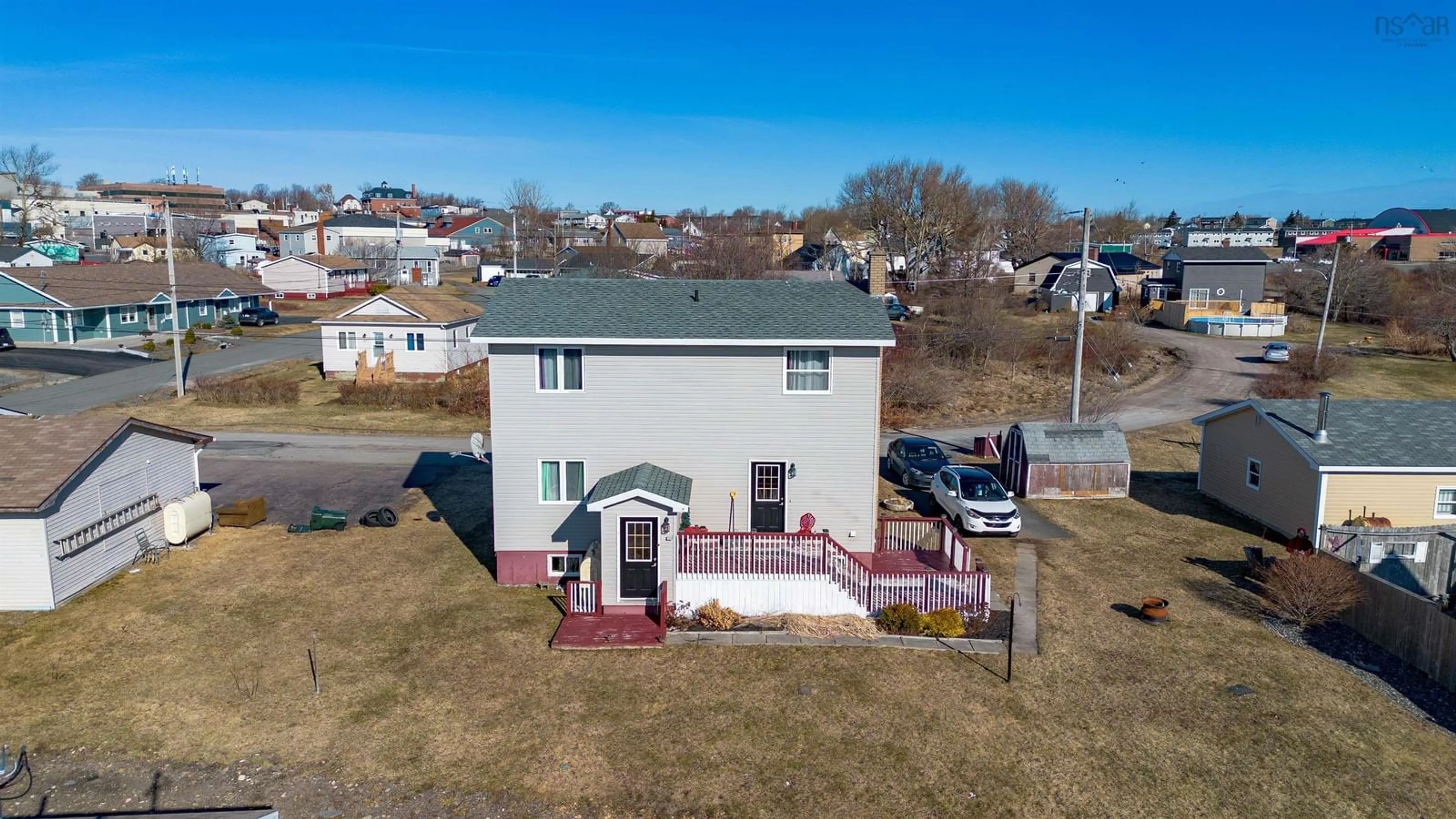 A pic from outside/outdoor area/front of a property/back of a property/a pic from drone, unknown for 50 Duncan St, Glace Bay Nova Scotia B1A 2L6