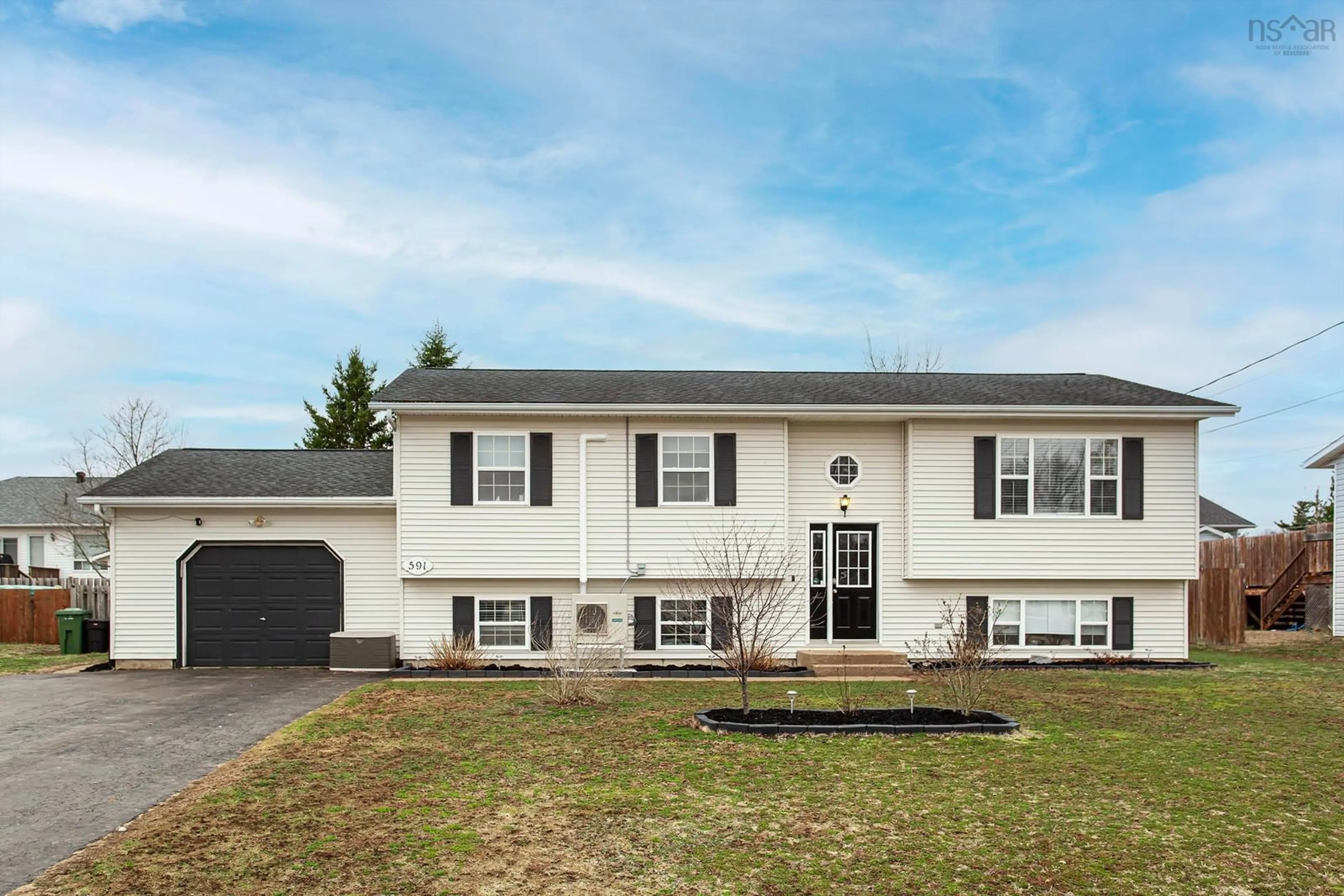 Home with vinyl exterior material, street for 591 Maxner Dr, Greenwood Nova Scotia B0P 1R0