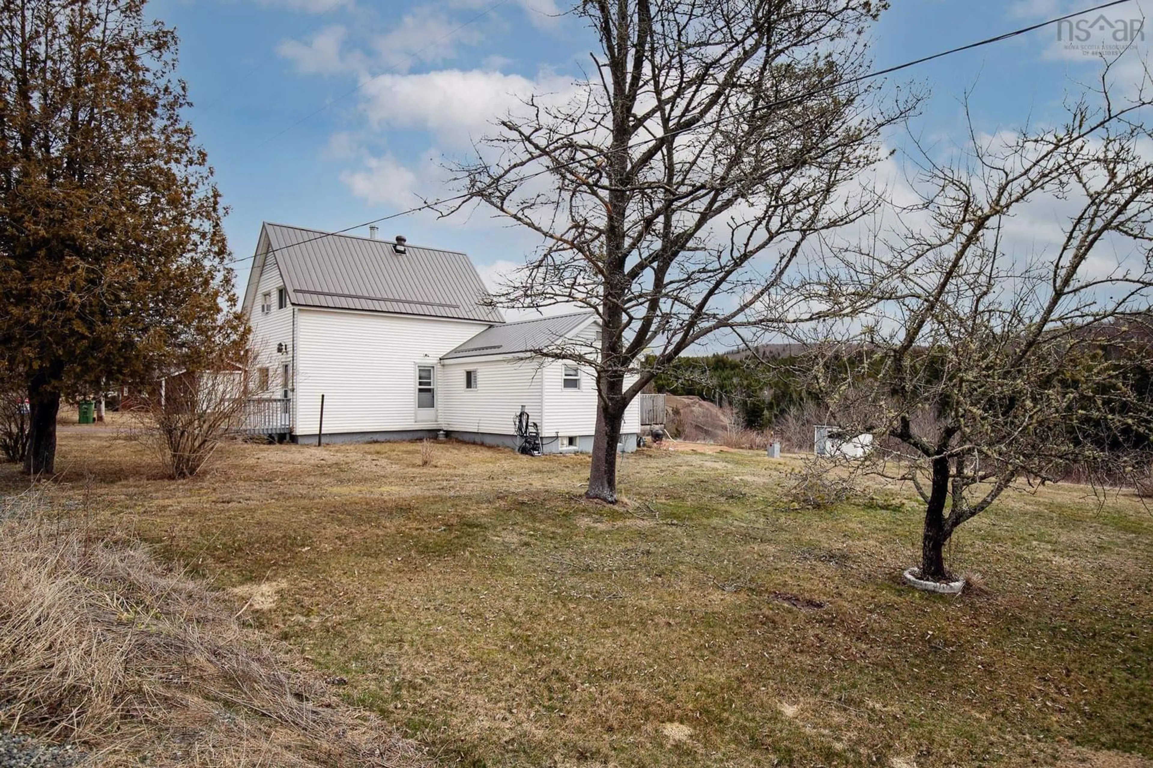 A pic from outside/outdoor area/front of a property/back of a property/a pic from drone, street for 104 Yorke Settlement Rd, Diligent River Nova Scotia B0M 1S0
