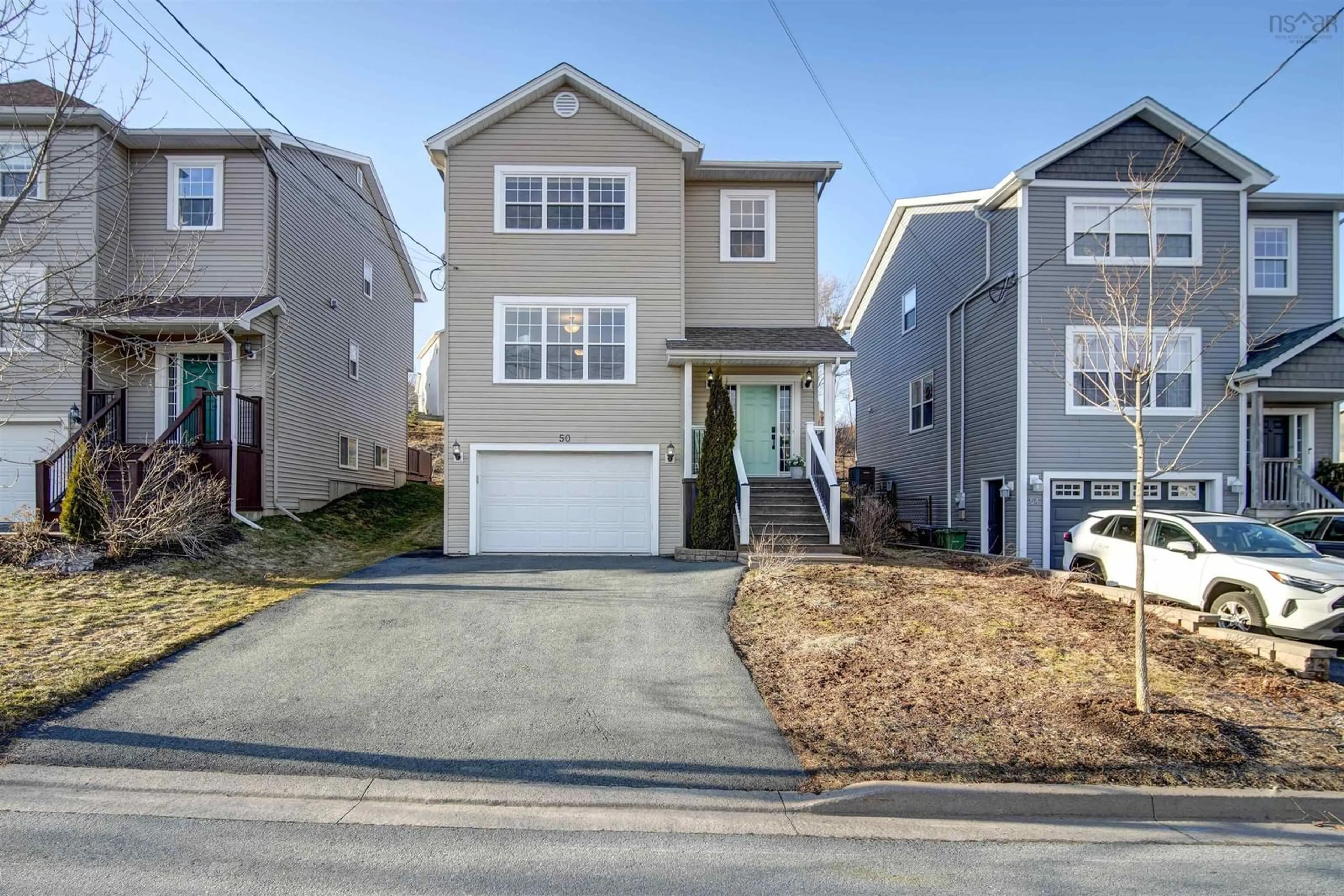 Home with vinyl exterior material, street for 50 Wakefield Crt, Middle Sackville Nova Scotia B4E 0H6