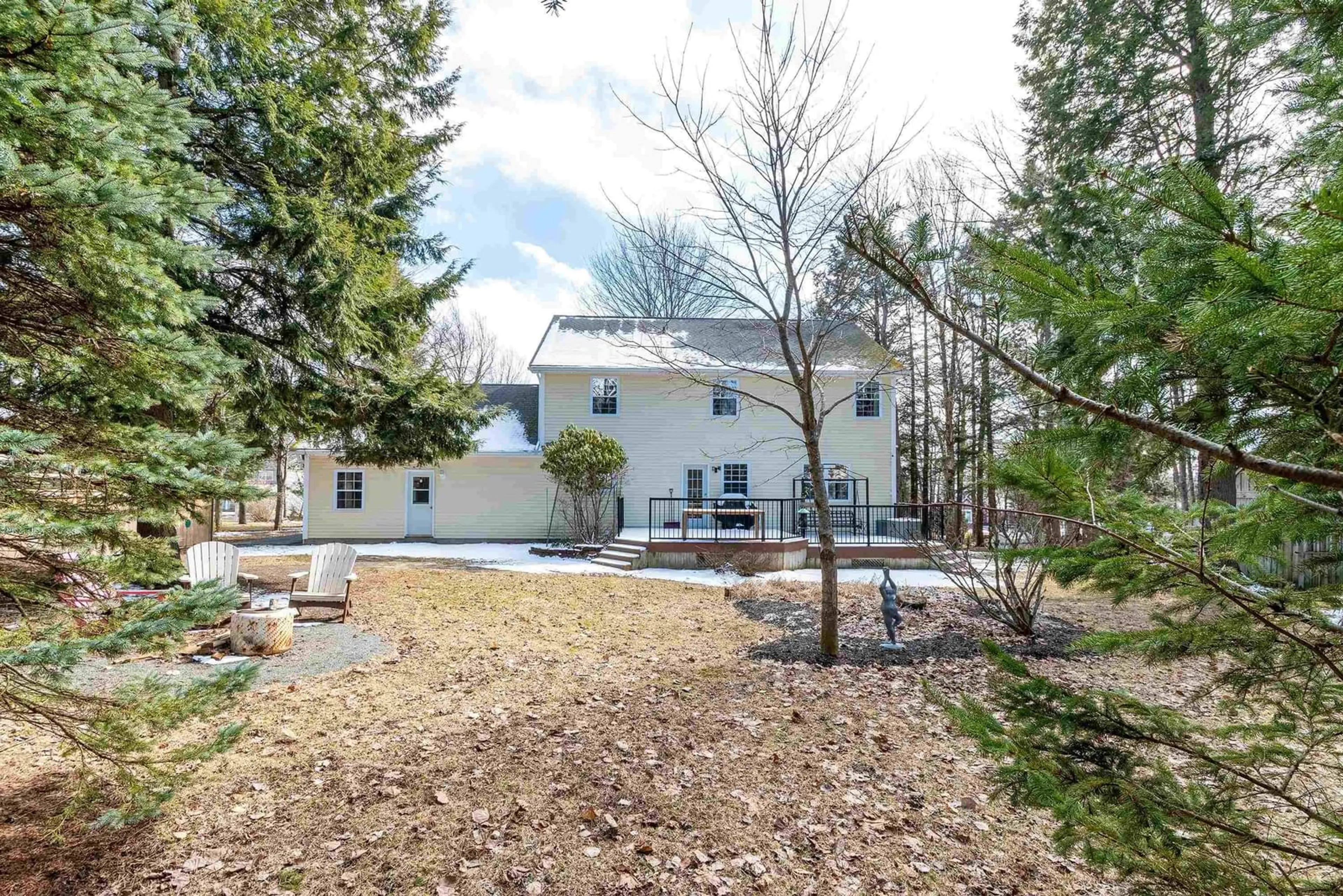 Patio, mountain view for 133 Raptor Way, Bible Hill Nova Scotia B2N 7B4