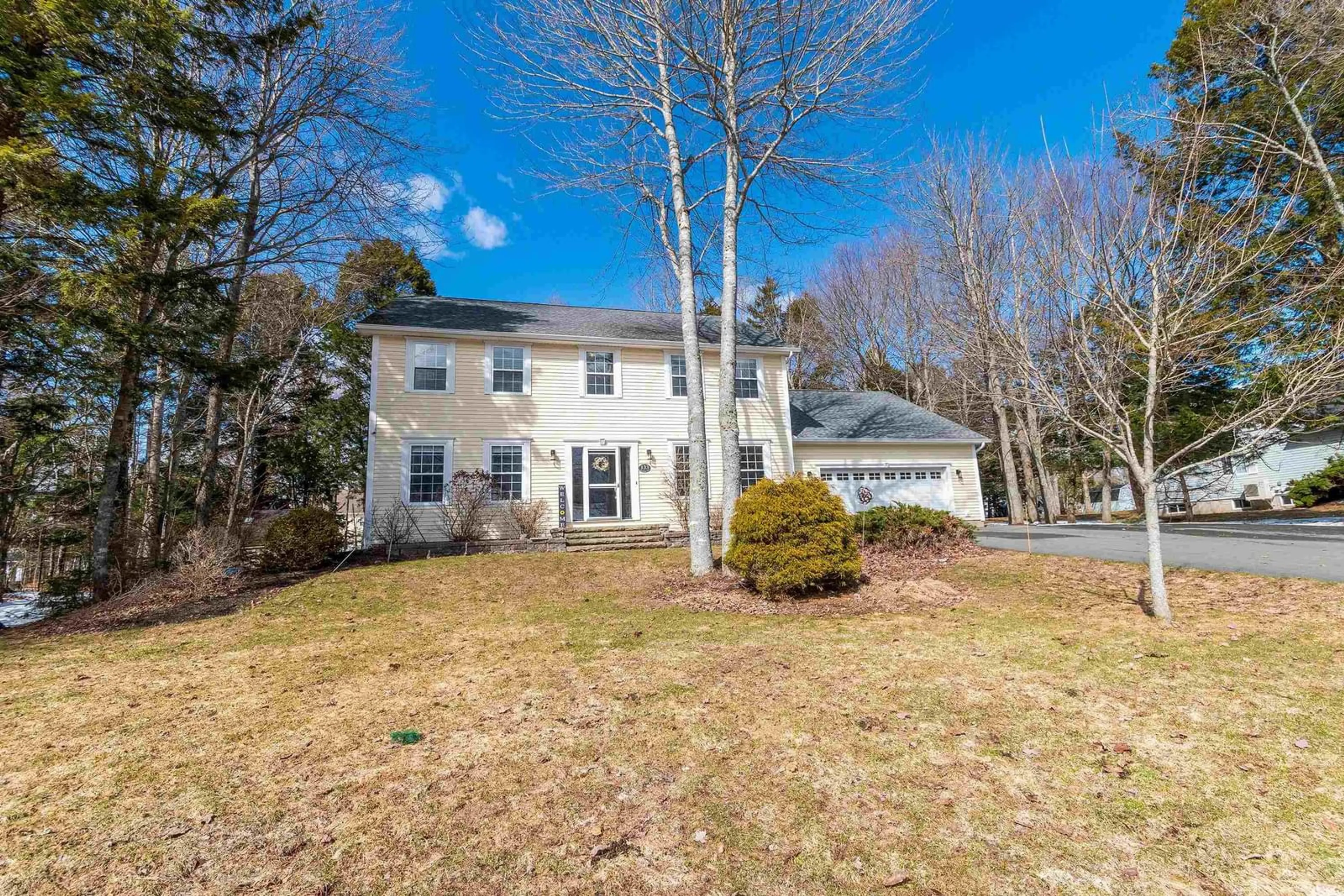 A pic from outside/outdoor area/front of a property/back of a property/a pic from drone, street for 133 Raptor Way, Bible Hill Nova Scotia B2N 7B4