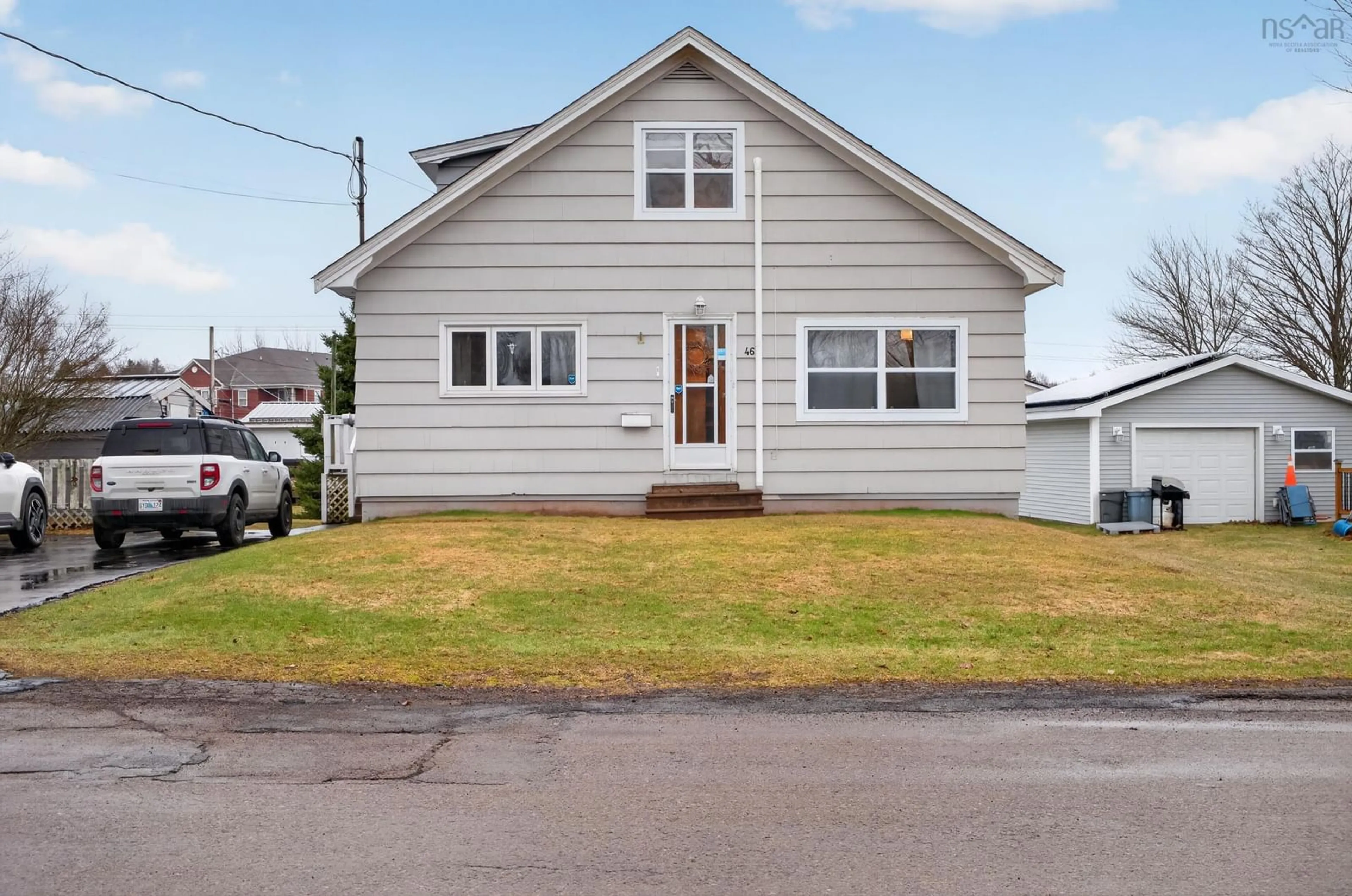 Home with vinyl exterior material, street for 46 Lockhart Ave, Truro Nova Scotia B2N 5P7