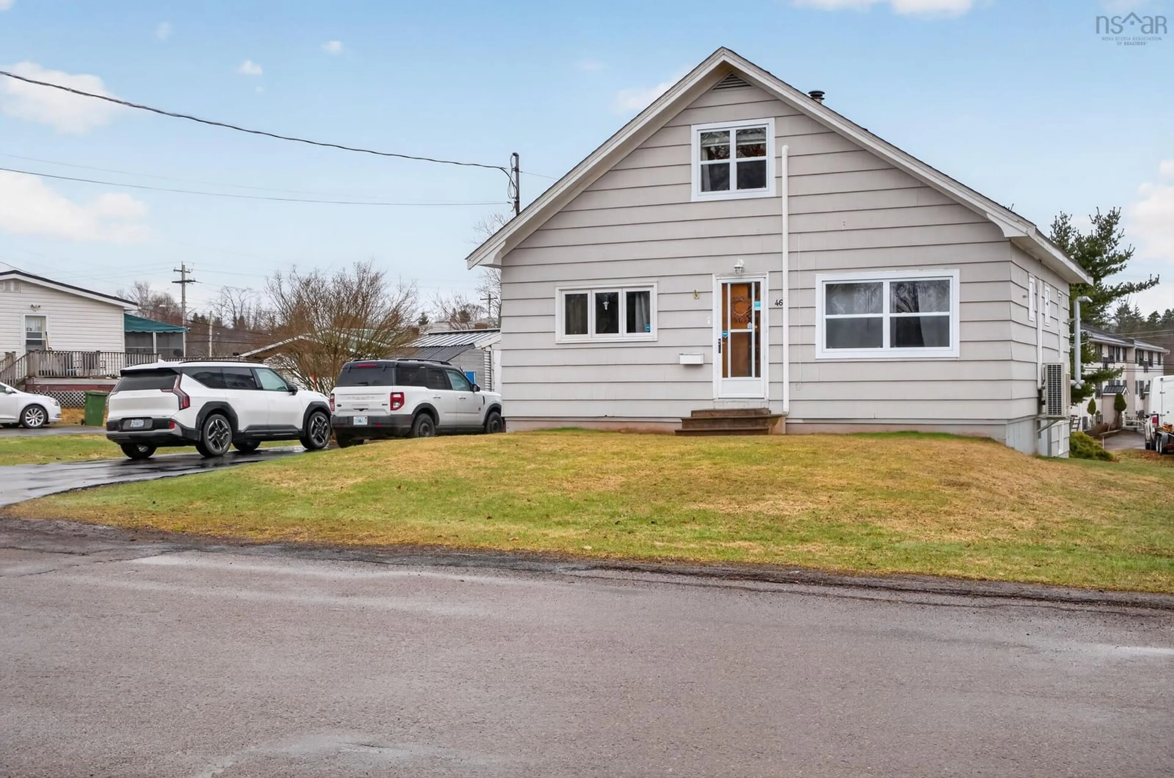 A pic from outside/outdoor area/front of a property/back of a property/a pic from drone, street for 46 Lockhart Ave, Truro Nova Scotia B2N 5P7