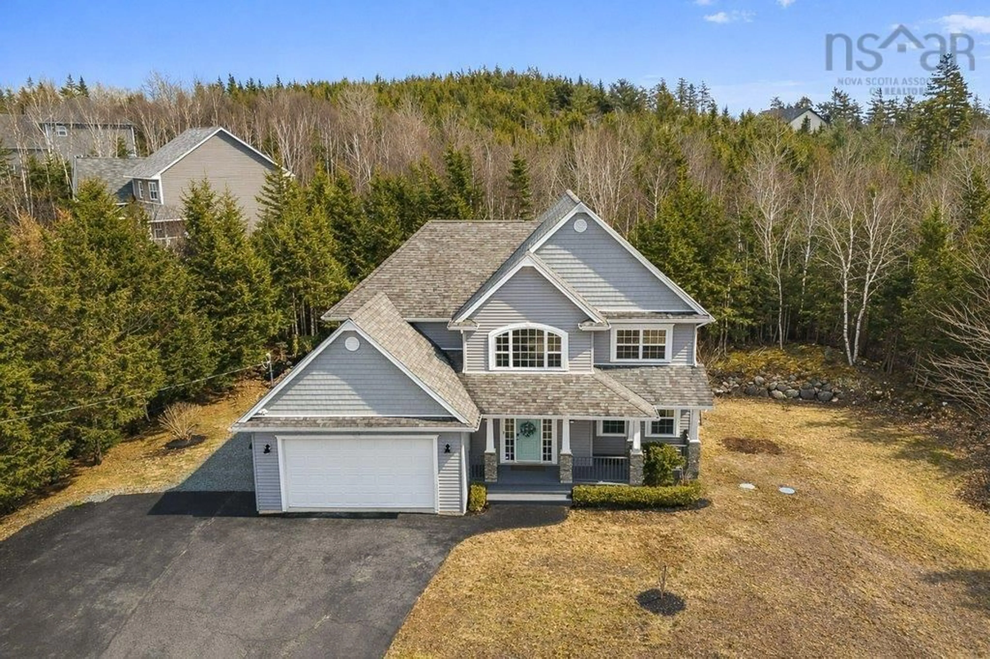 A pic from outside/outdoor area/front of a property/back of a property/a pic from drone, street for 35 Falcourt Run, Upper Tantallon Nova Scotia B3Z 0G1