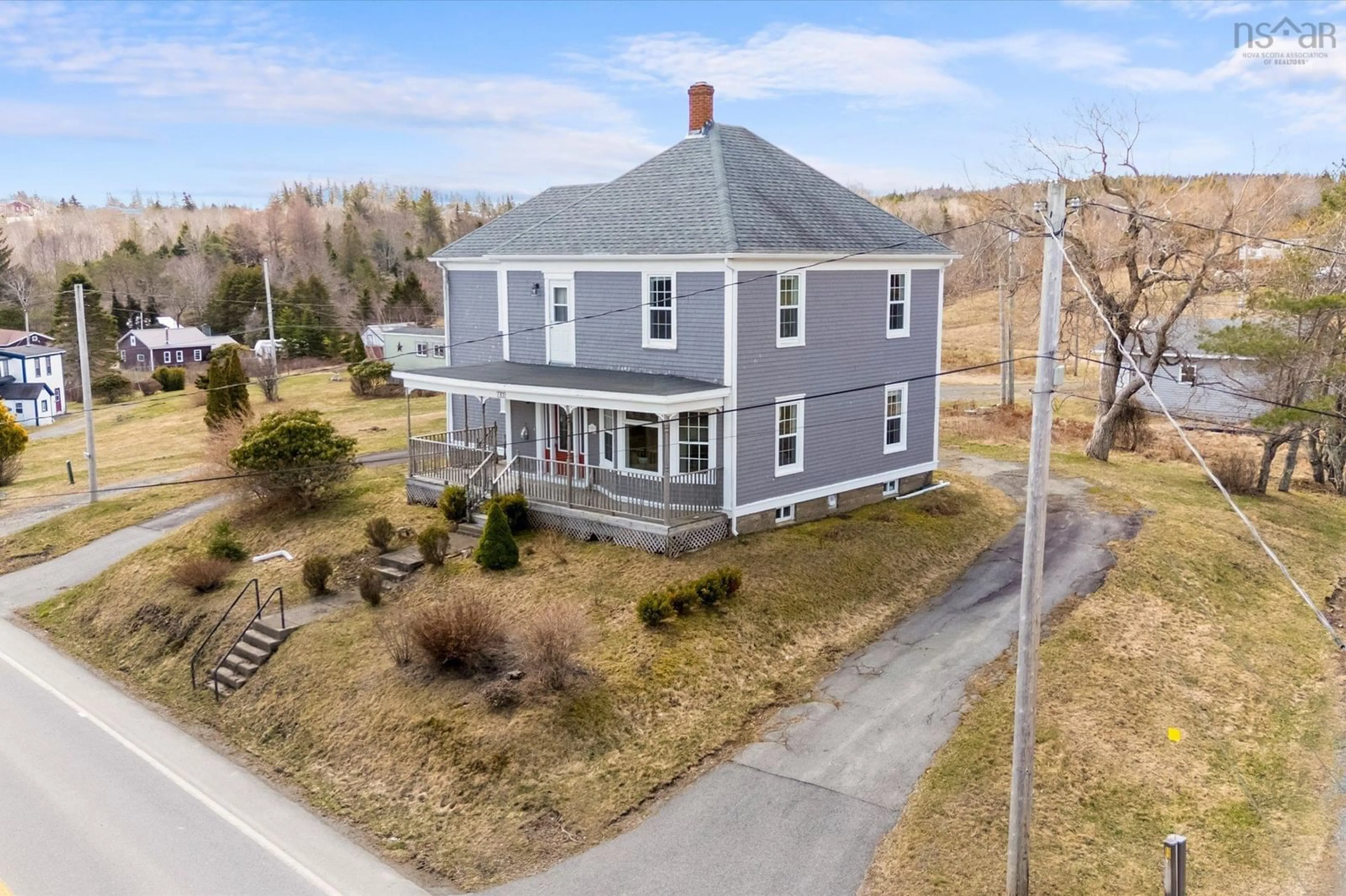 A pic from outside/outdoor area/front of a property/back of a property/a pic from drone, building for 2702 332 Hwy, Bayport Nova Scotia B0J 2X0
