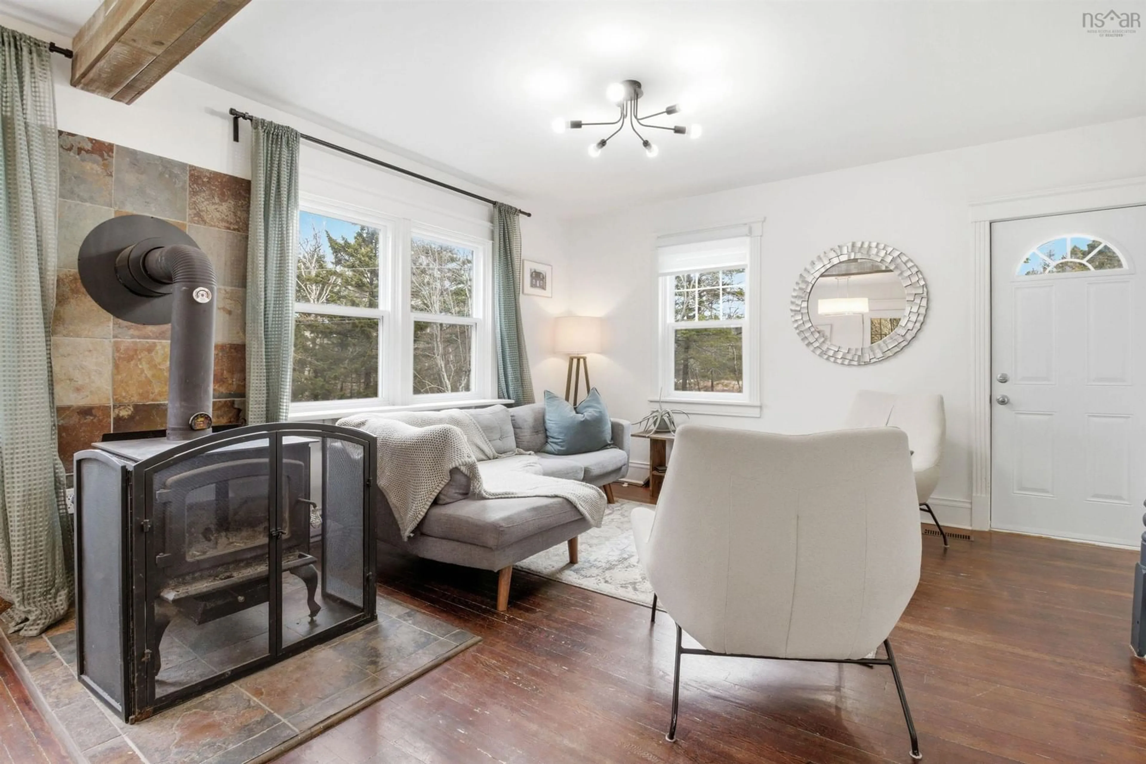 Living room with furniture, unknown for 11300 Peggy's Cove Rd, Seabright Nova Scotia B3Z 3B1