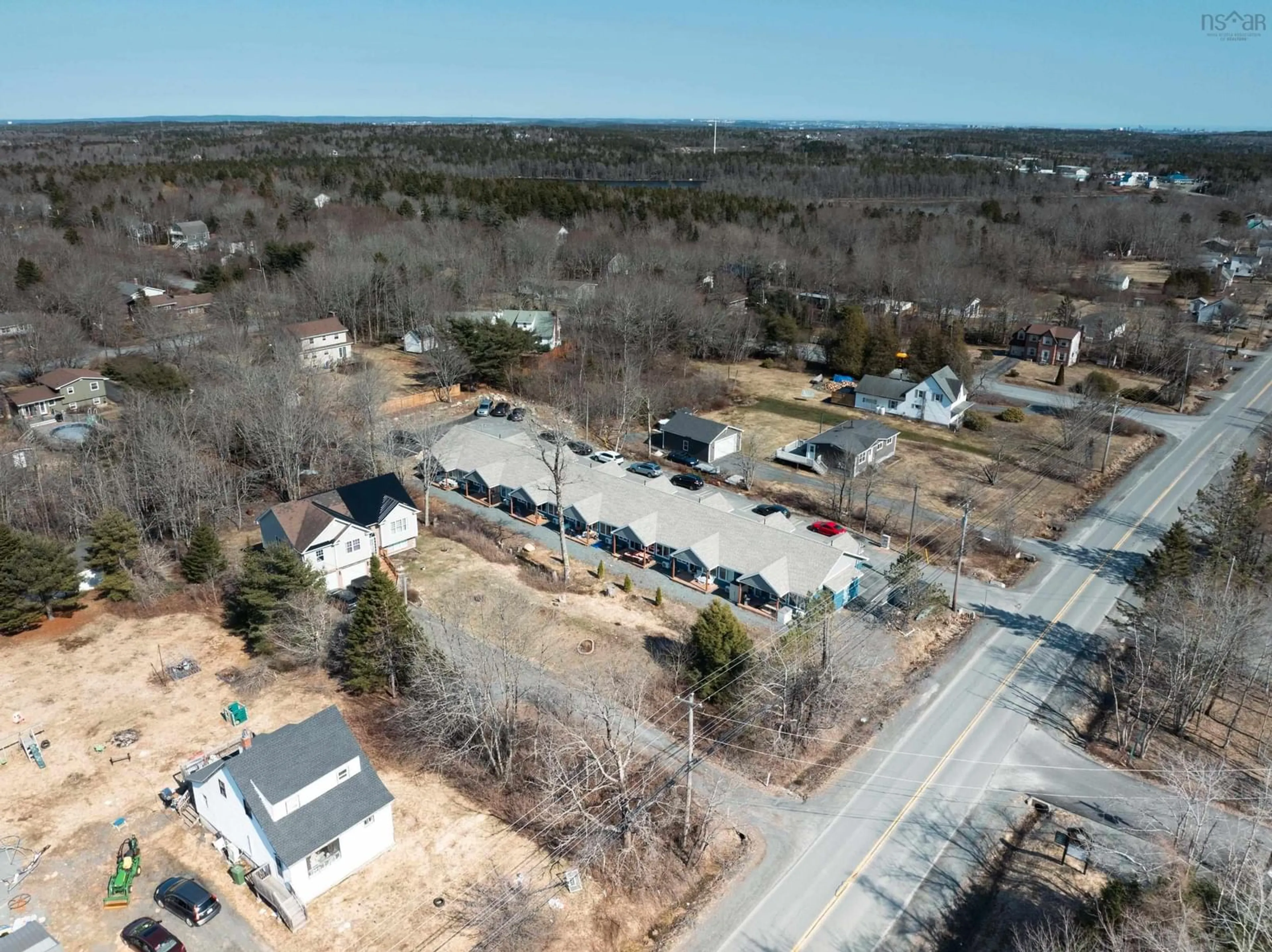 A pic from outside/outdoor area/front of a property/back of a property/a pic from drone, street for 6-18 Ariss Gate, Hammonds Plains Nova Scotia B4B 2M1