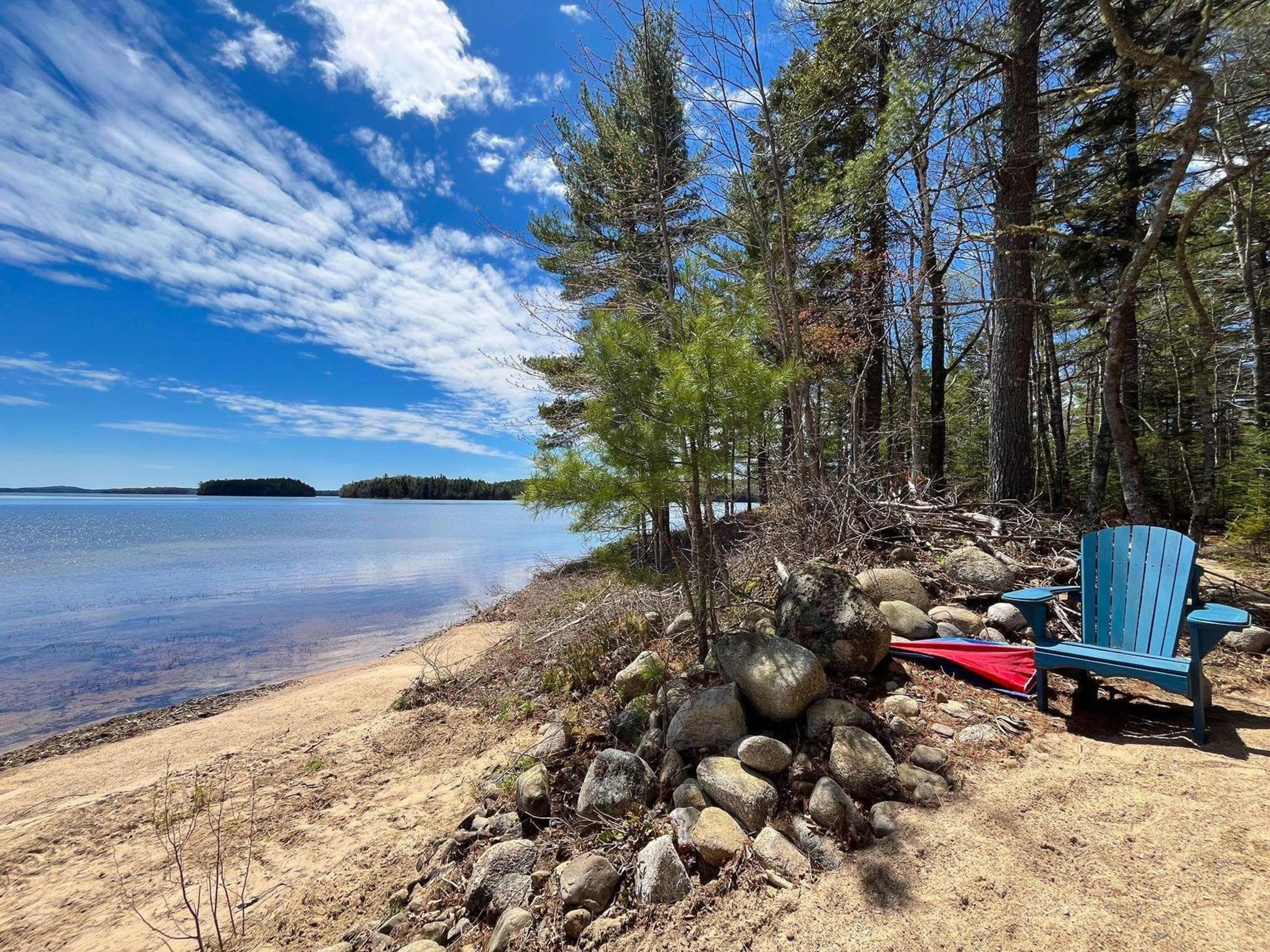 A pic from outside/outdoor area/front of a property/back of a property/a pic from drone, water/lake/river/ocean view for 251 Harris Dr, Middle New Cornwall Nova Scotia B0J 2E0
