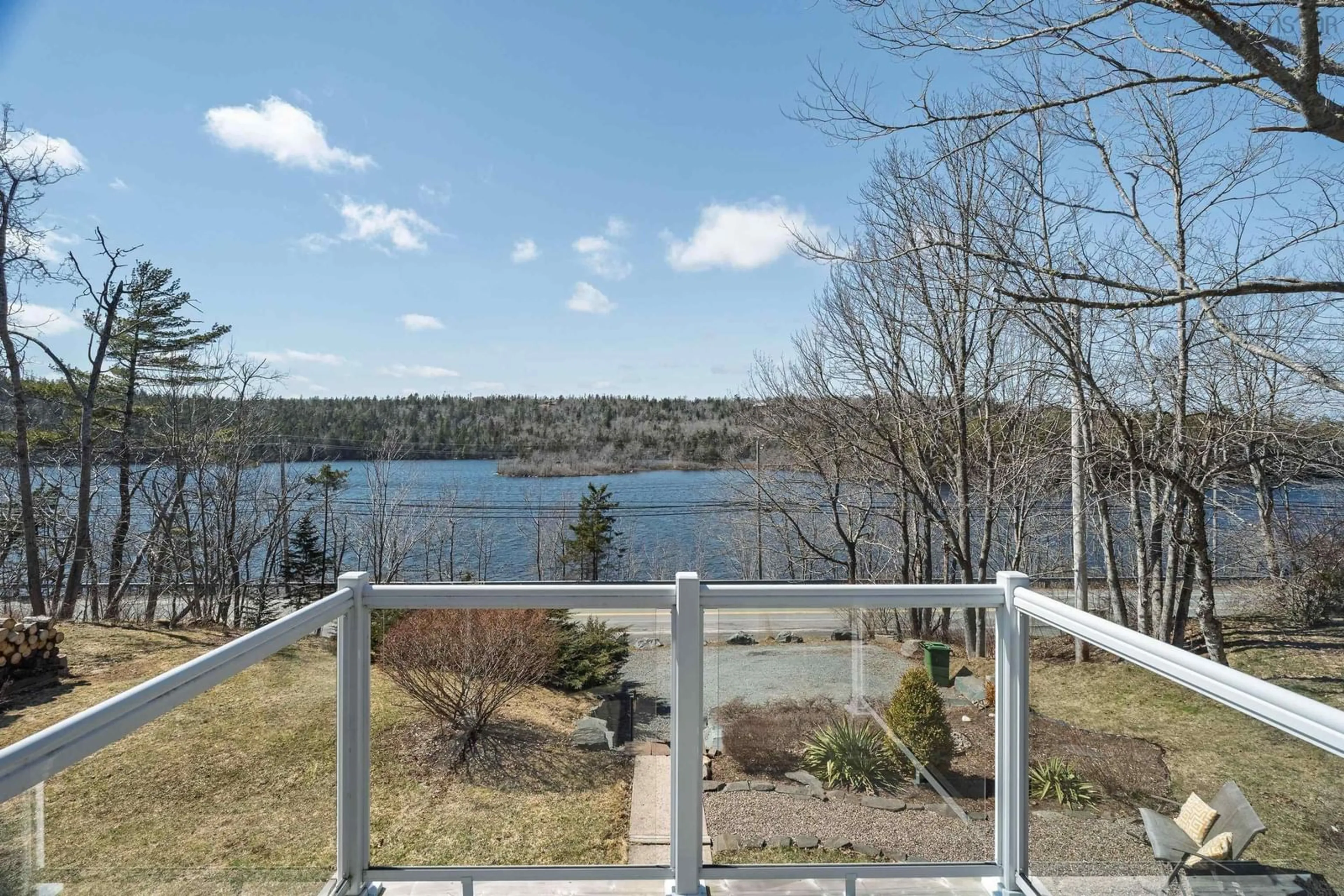 Patio, water/lake/river/ocean view for 3950 Highway 2, Fletchers Lake Nova Scotia B2T 1A3