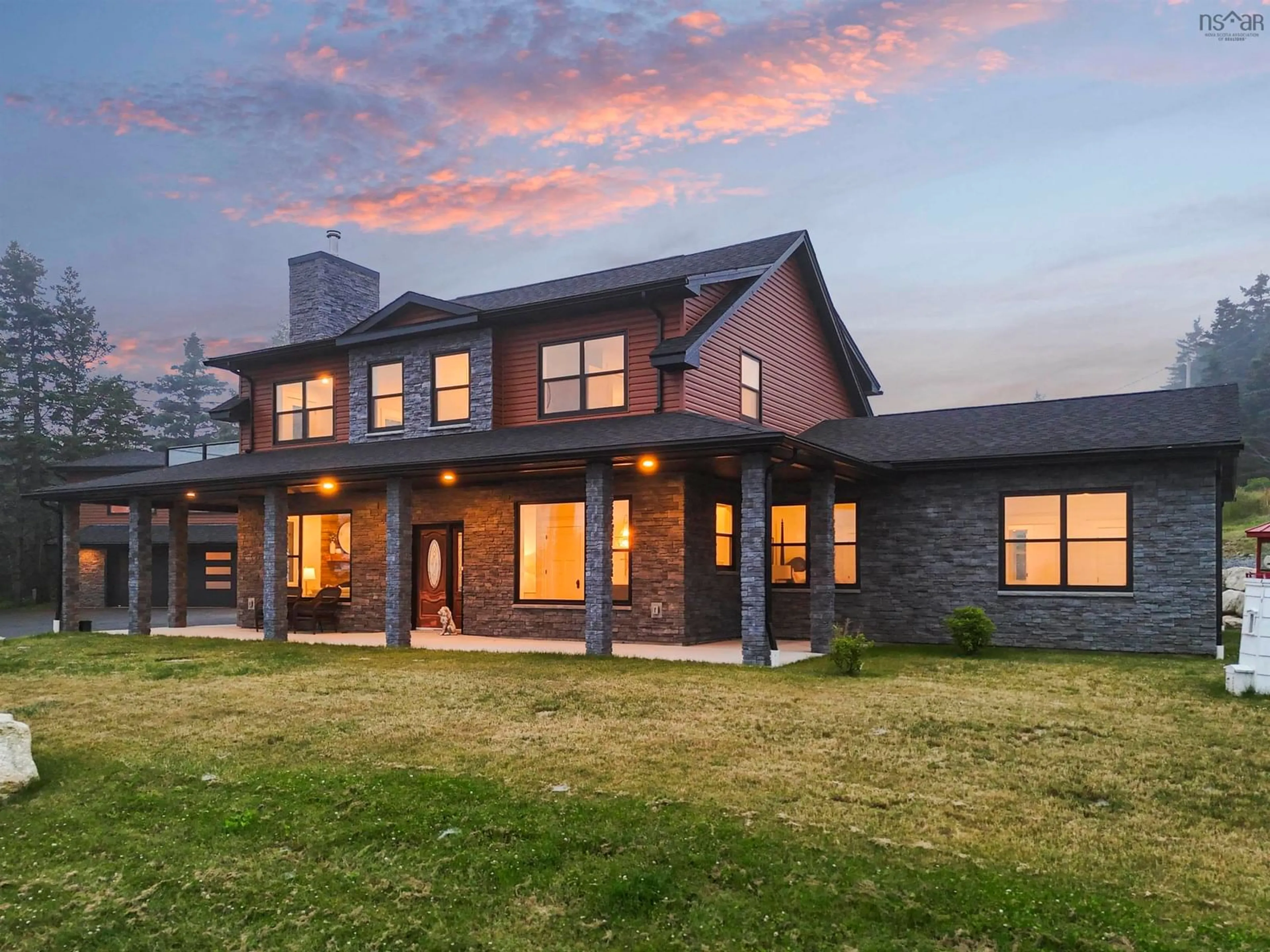 Home with brick exterior material, building for 657 Ketch Harbour Rd, Portuguese Cove Nova Scotia B3V 1K1