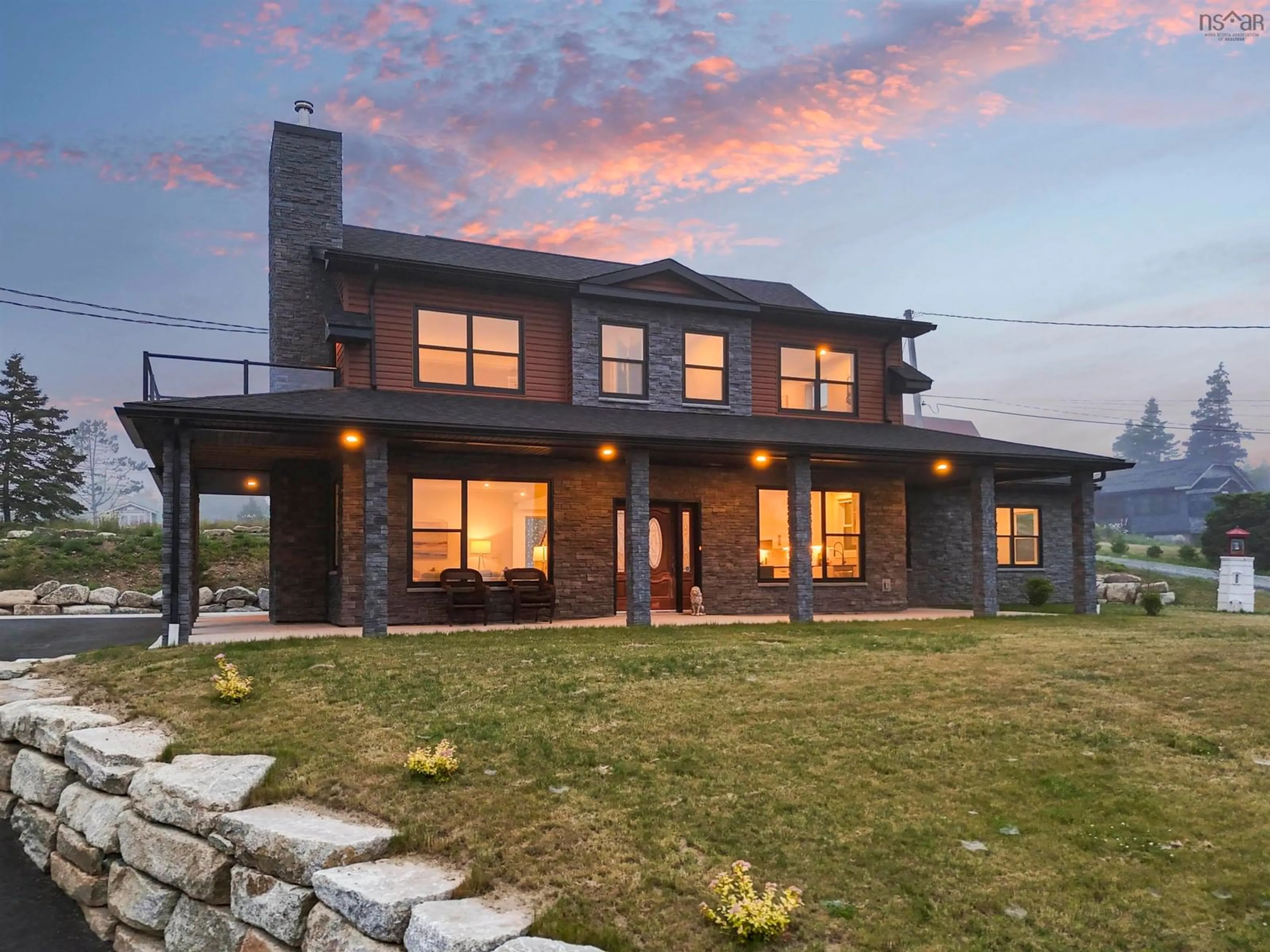 Home with brick exterior material, building for 657 Ketch Harbour Rd, Portuguese Cove Nova Scotia B3V 1K1