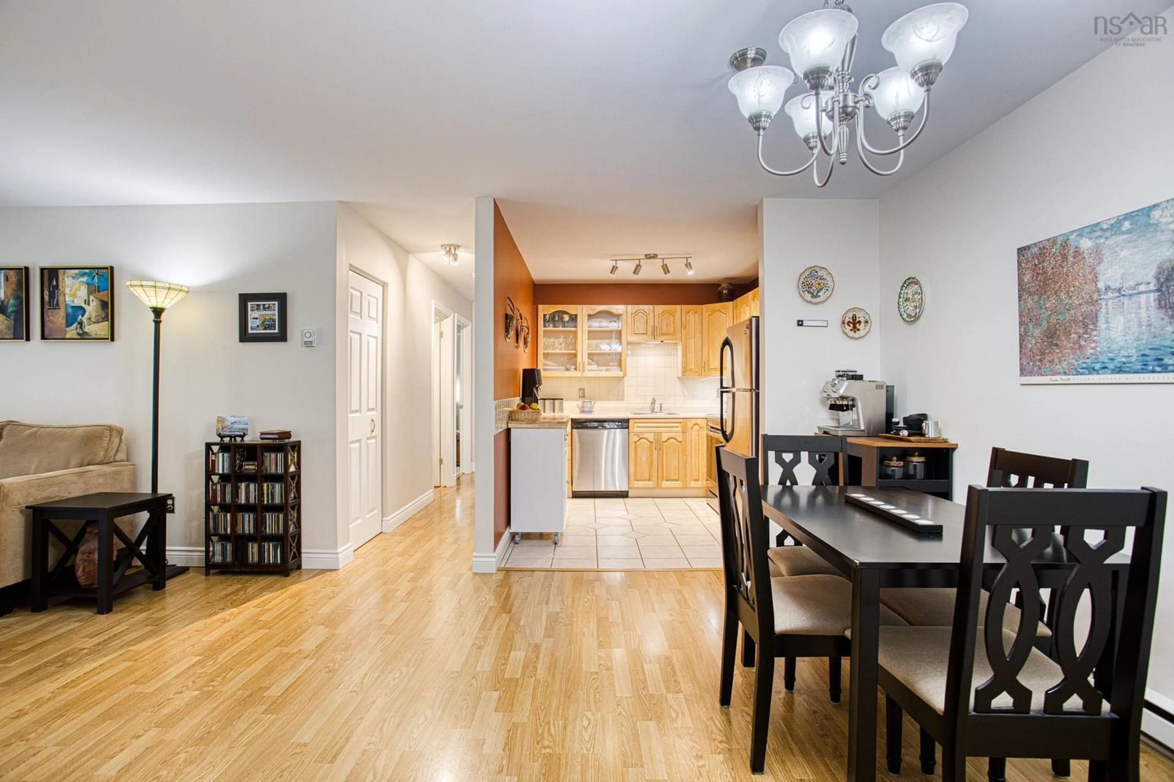 Open concept kitchen, wood/laminate floor for 6A Rose Way #23, Dartmouth Nova Scotia B2Y 4L9