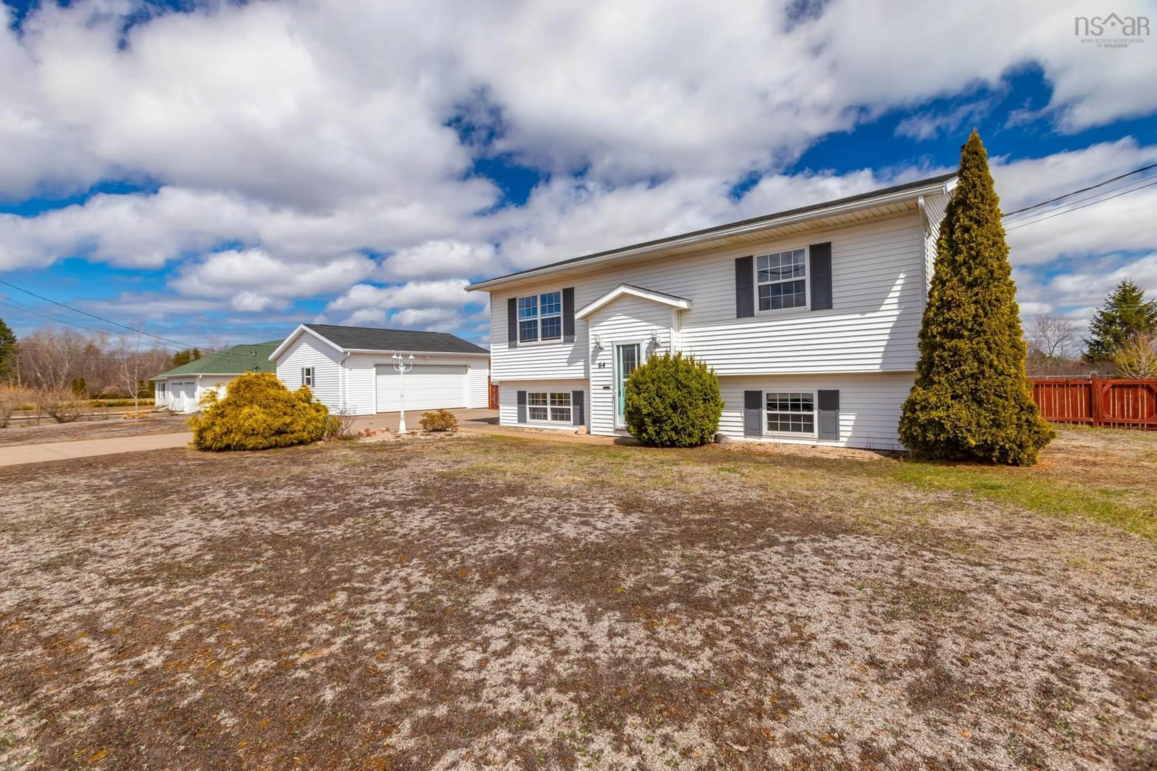 A pic from outside/outdoor area/front of a property/back of a property/a pic from drone, unknown for 64 Seth Dr, Wilmot Nova Scotia B0P 1R0