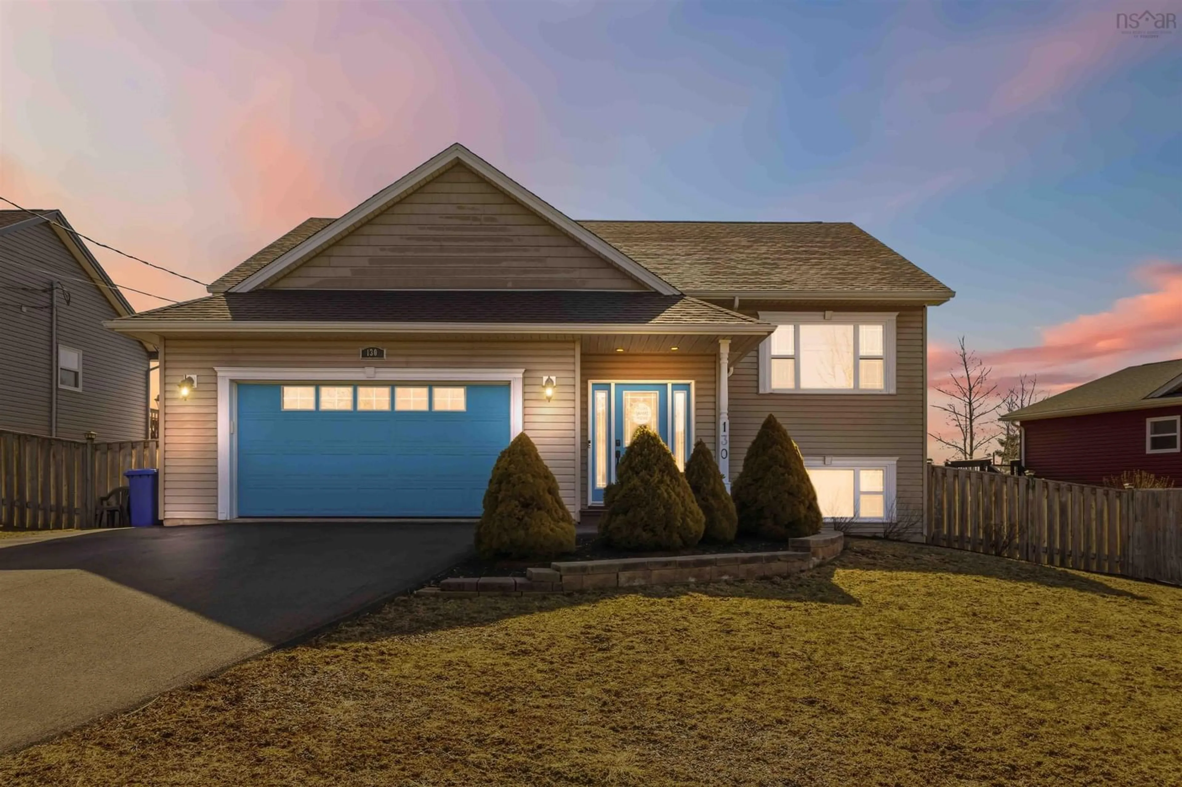 Home with vinyl exterior material, street for 130 Ridding Rd, Eastern Passage Nova Scotia B3G 0E1