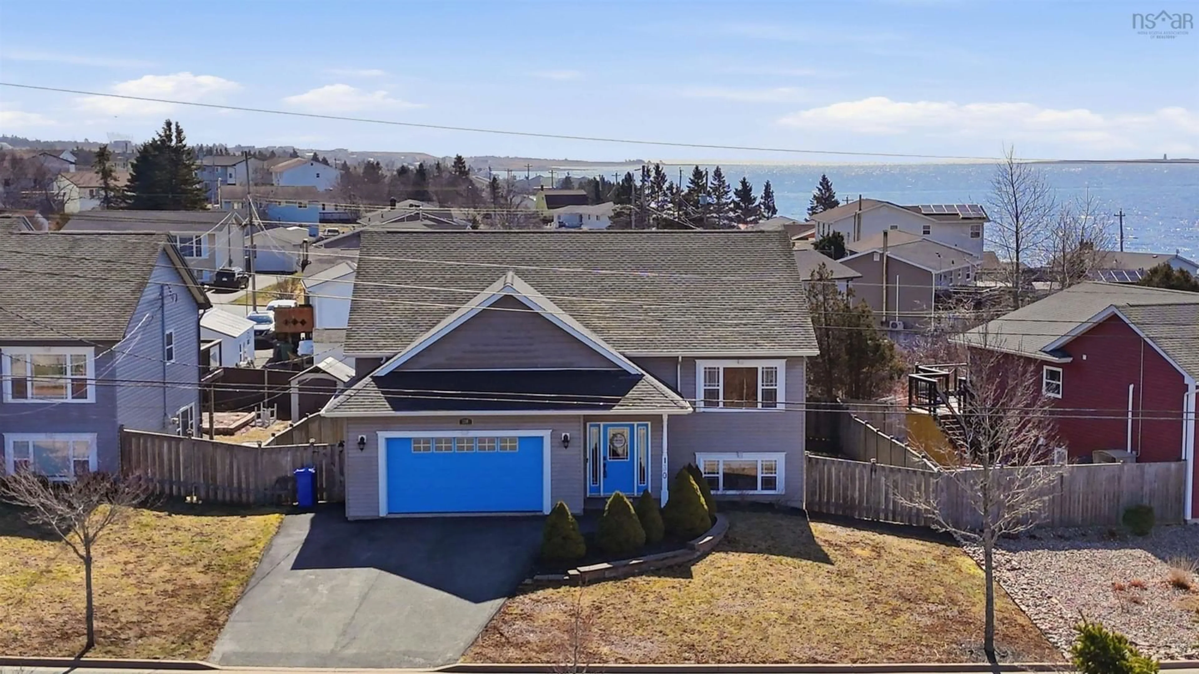 A pic from outside/outdoor area/front of a property/back of a property/a pic from drone, water/lake/river/ocean view for 130 Ridding Rd, Eastern Passage Nova Scotia B3G 0E1