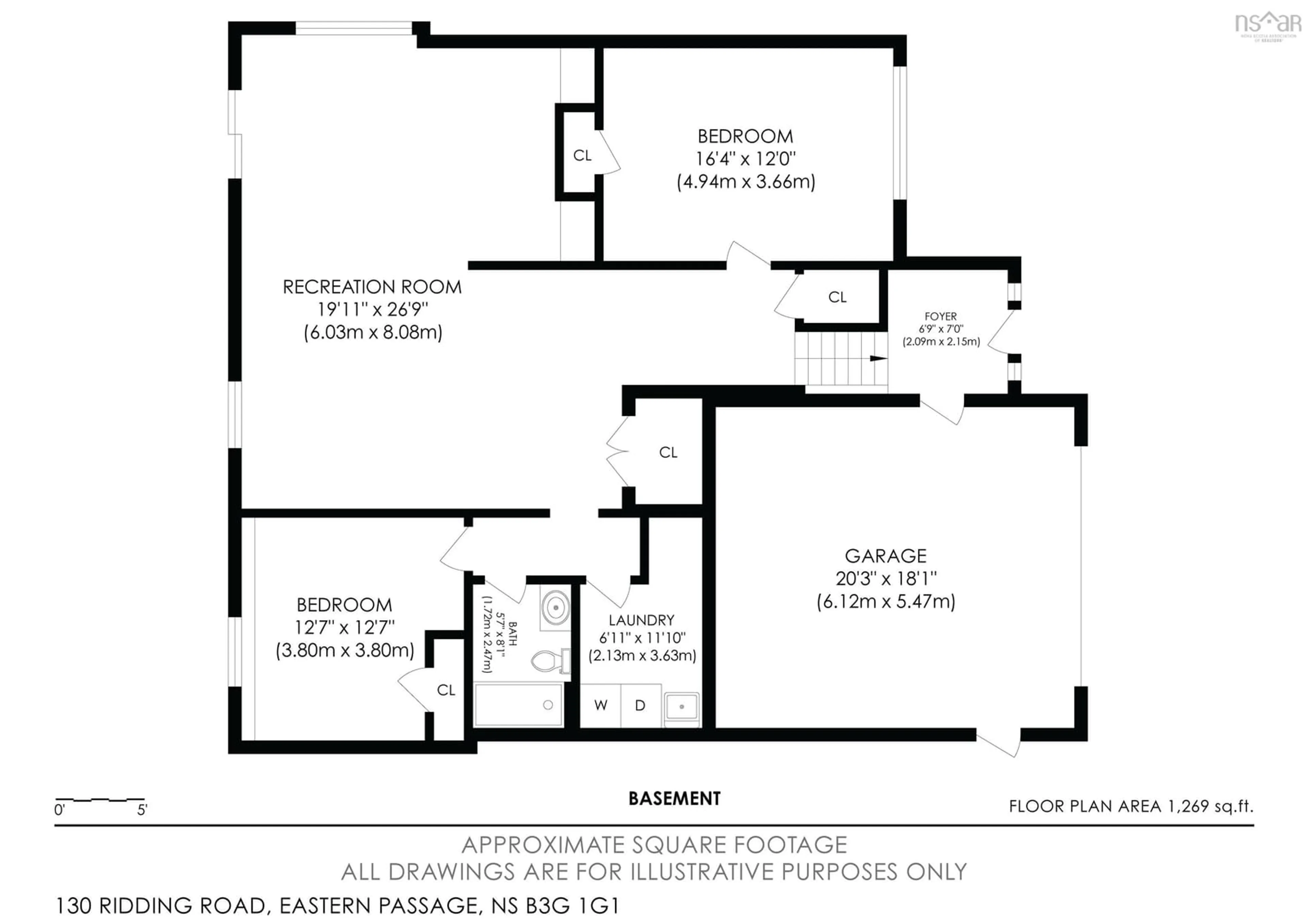 Floor plan for 130 Ridding Rd, Eastern Passage Nova Scotia B3G 0E1