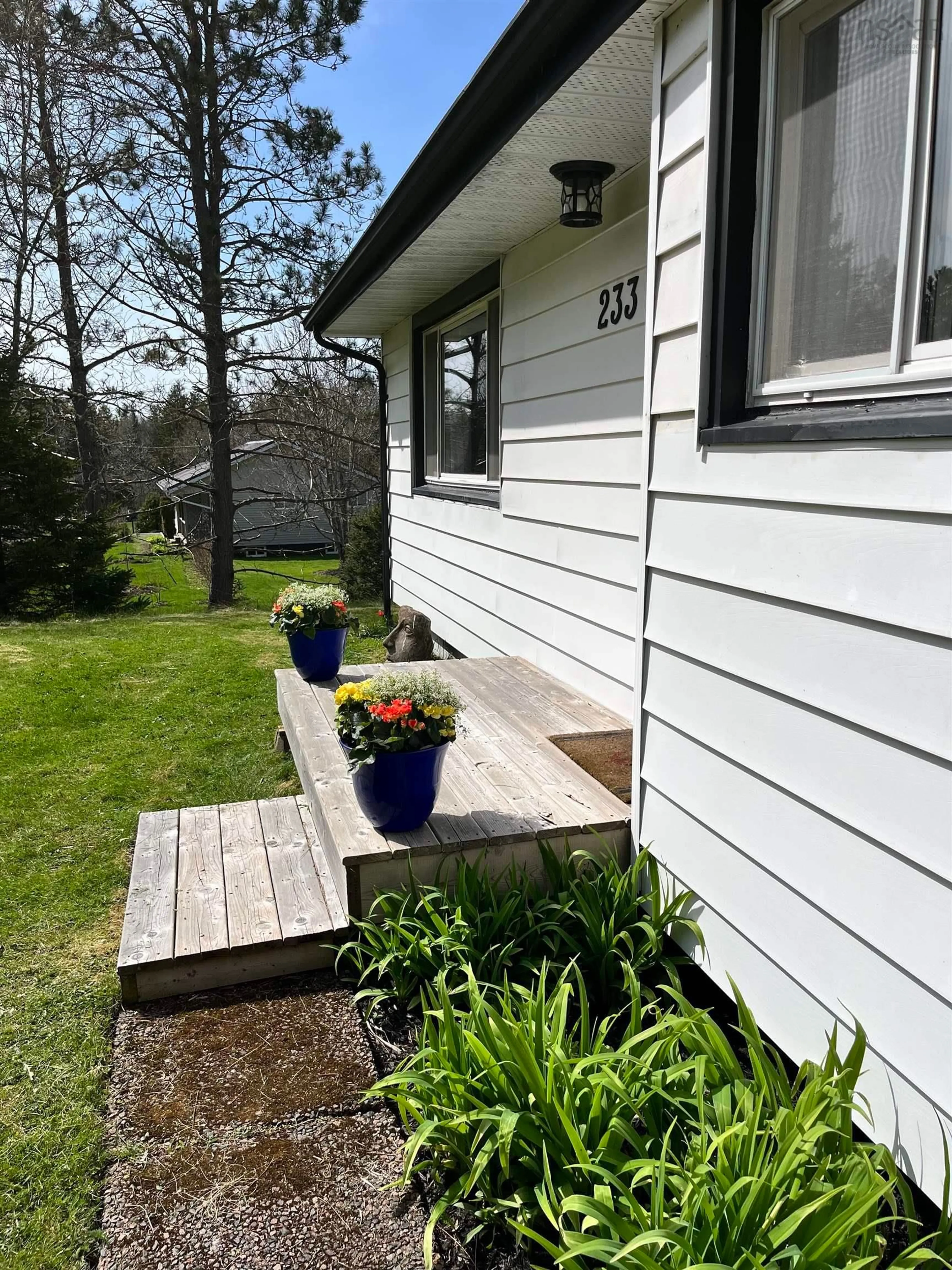 Home with vinyl exterior material, street for 233 Greenfield Rd, Murray Siding Nova Scotia B6L 3M6