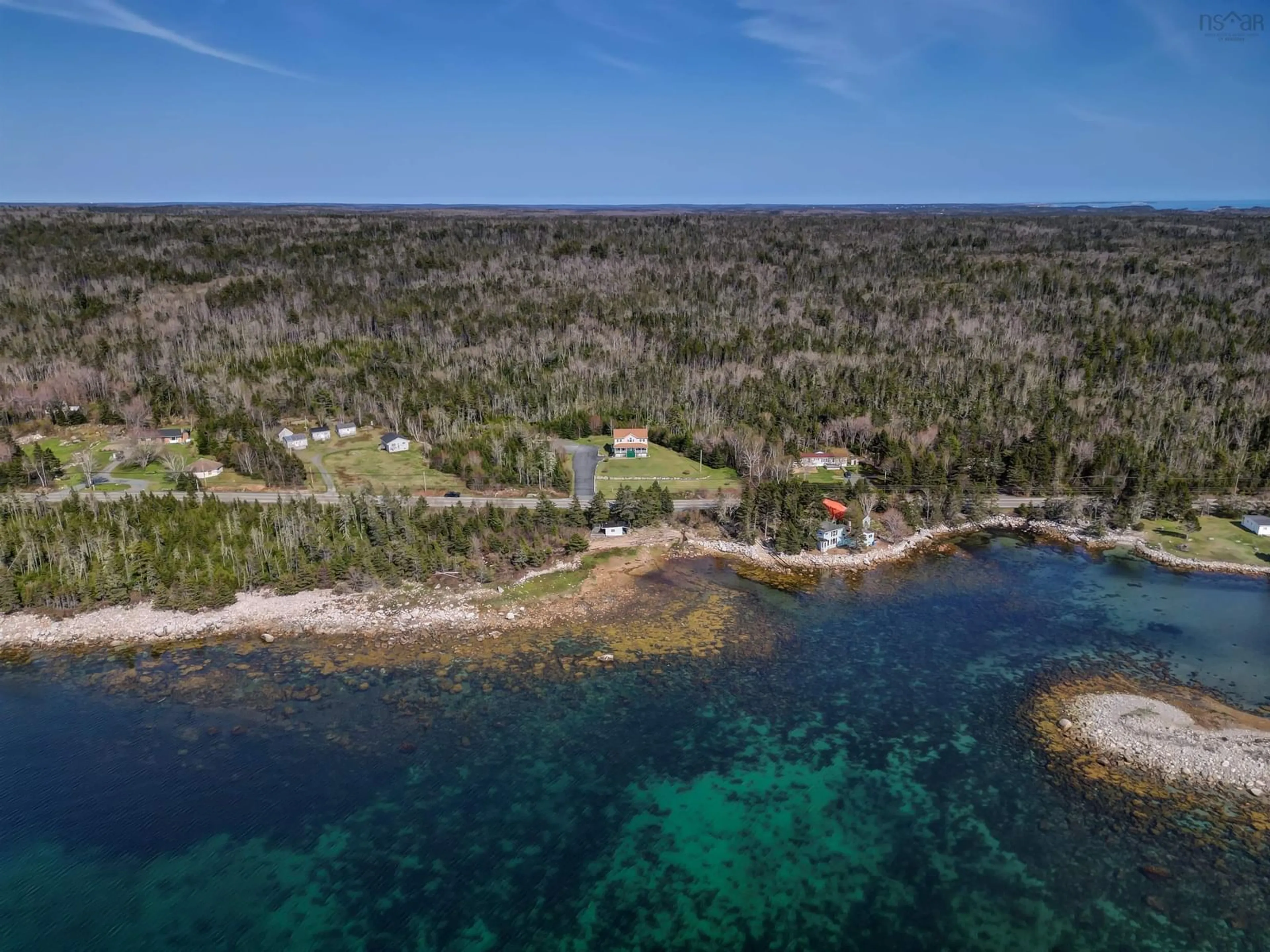 A pic from outside/outdoor area/front of a property/back of a property/a pic from drone, water/lake/river/ocean view for 9085 Peggys Cove Rd, Indian Harbour Nova Scotia B3Z 3N4
