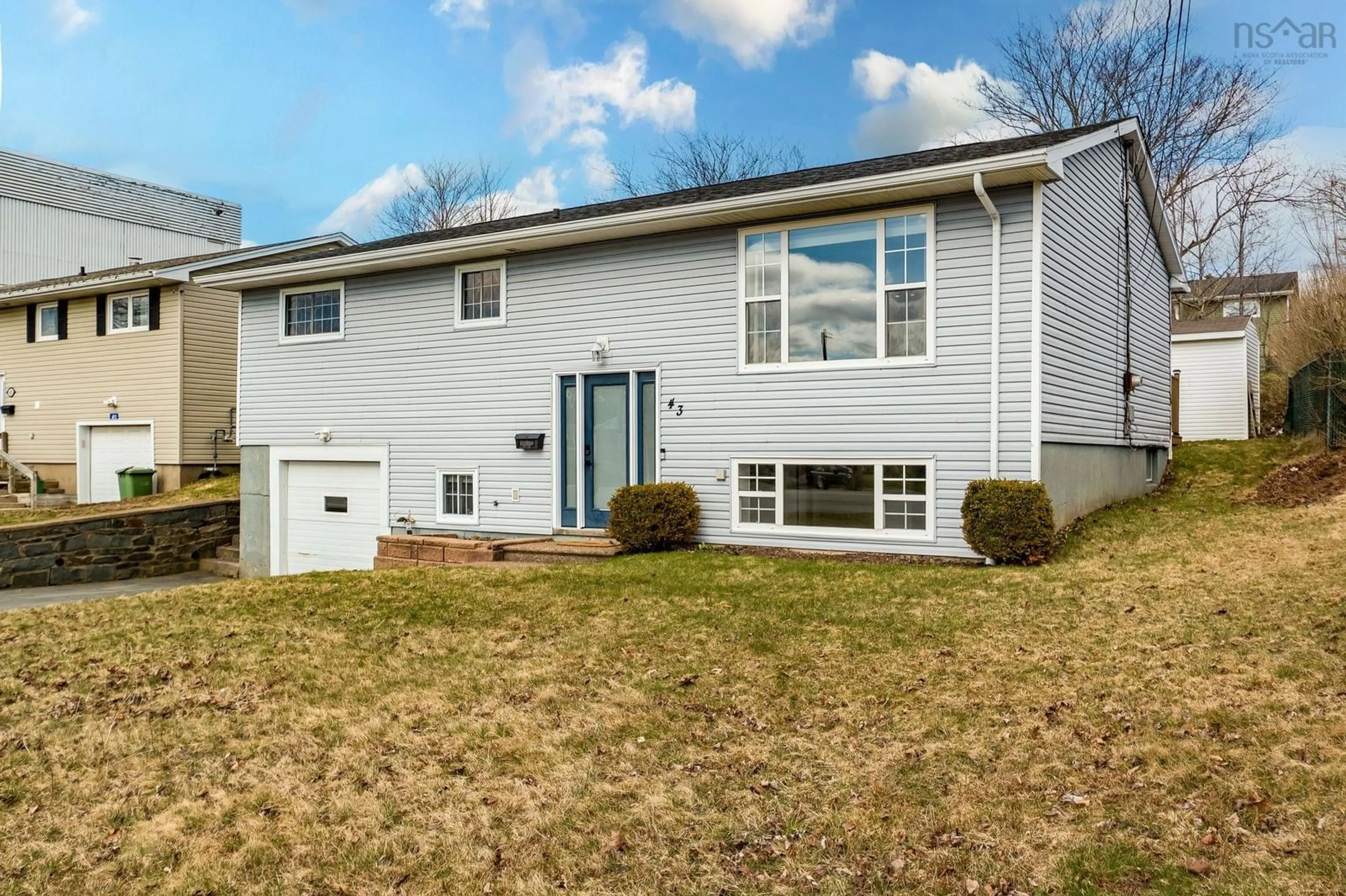 Home with vinyl exterior material, street for 43 Woodlawn Rd, Dartmouth Nova Scotia B2W 2R7