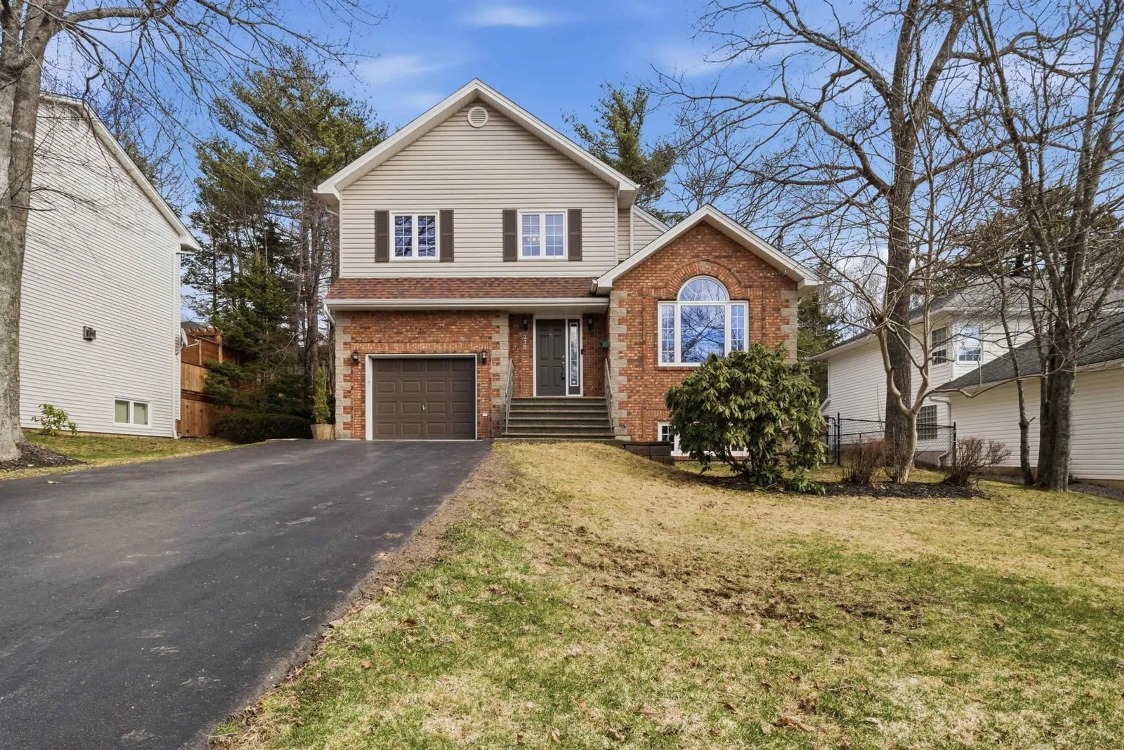 Home with brick exterior material, street for 270 Ridgevale Dr, Bedford Nova Scotia B4A 3Z3